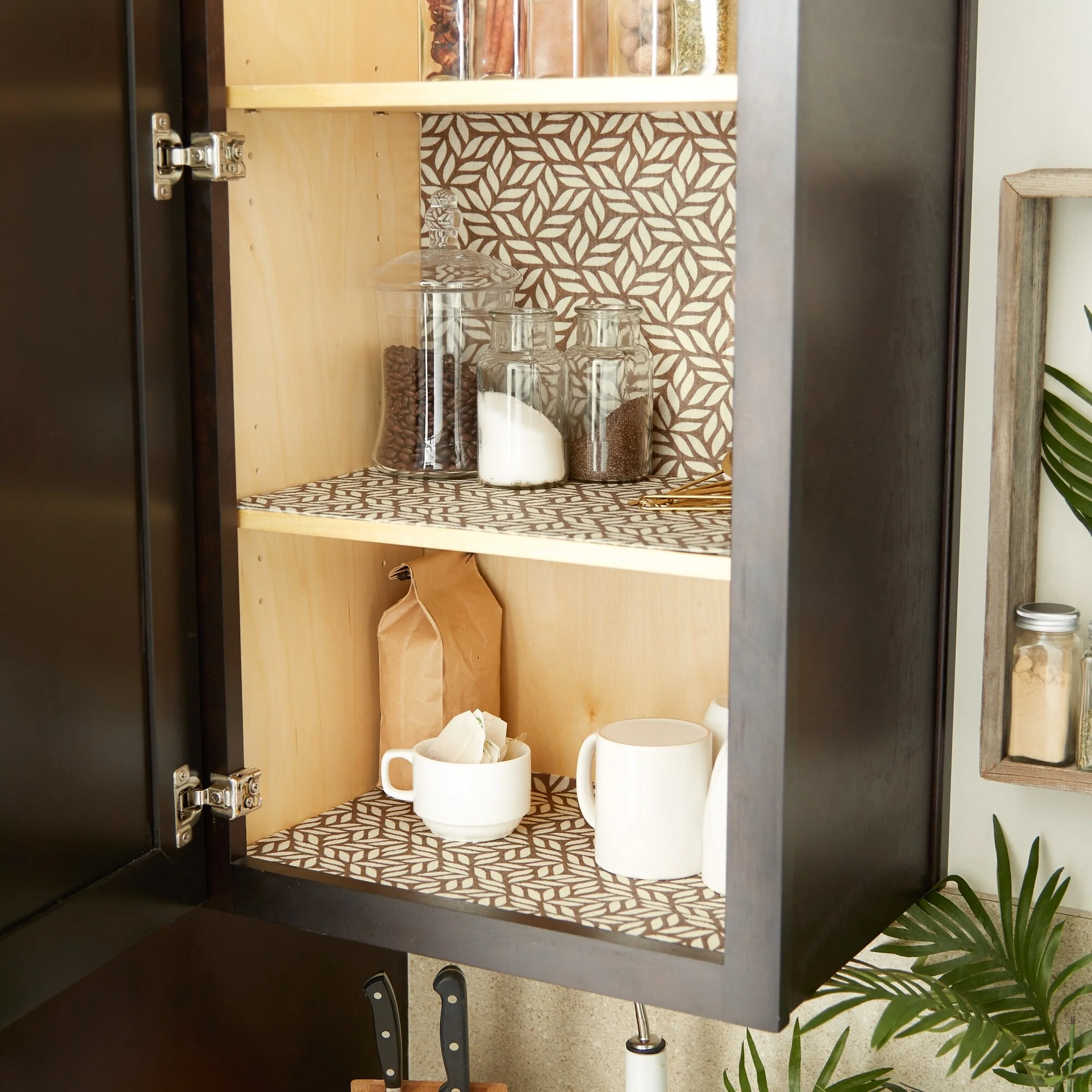 DII Grey Lattice Shelf Liner (Set of 2)