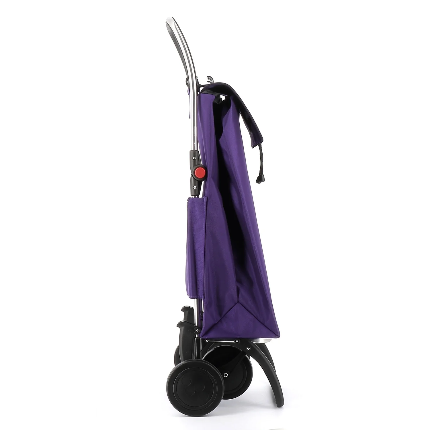 Rolser I-Max MF 4 Wheel Foldable Shopping Trolley - 15.35 in. W x 41.34 in. H x 12.6 in. D
