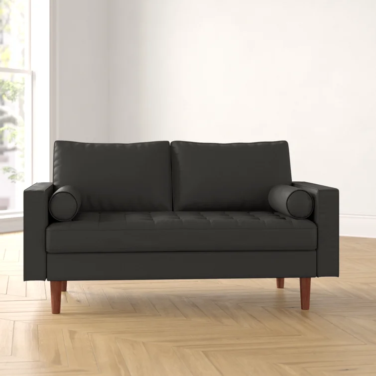 Ashfaq 57.87'' Upholstered Loveseat