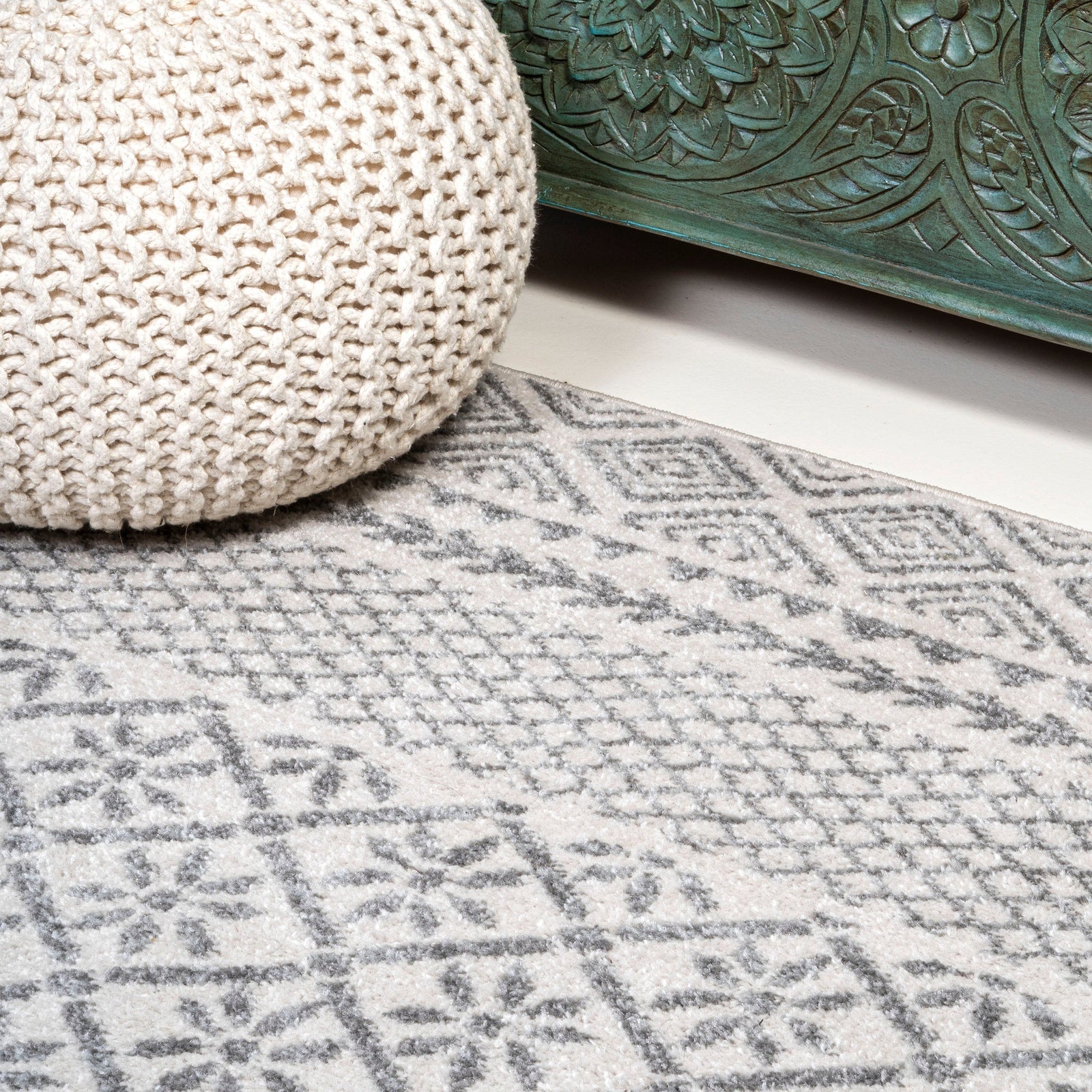 Athens Modern Geometric Boho Area Rug