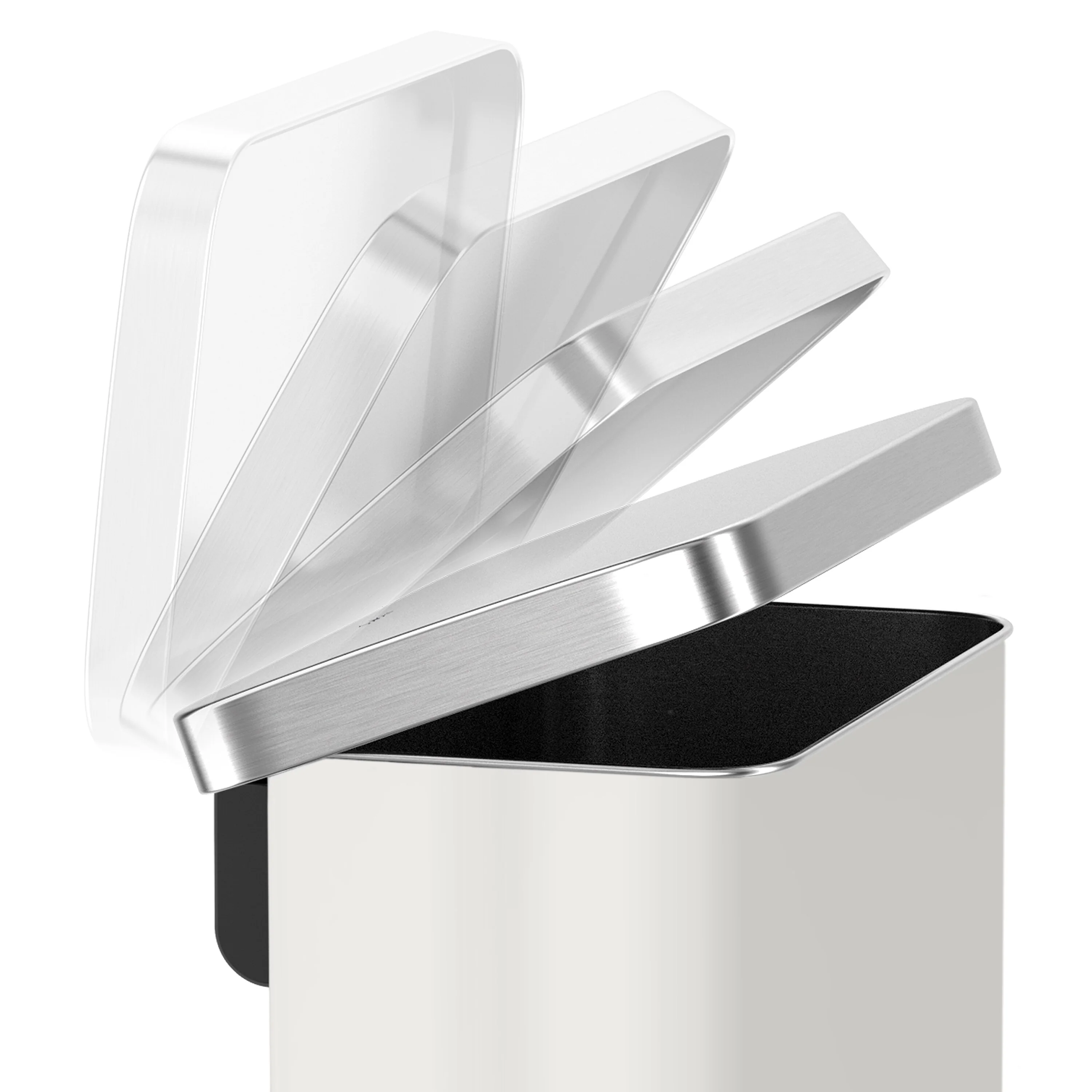 Qualiazero 75L / 20 Gallon Rectangular Step Can