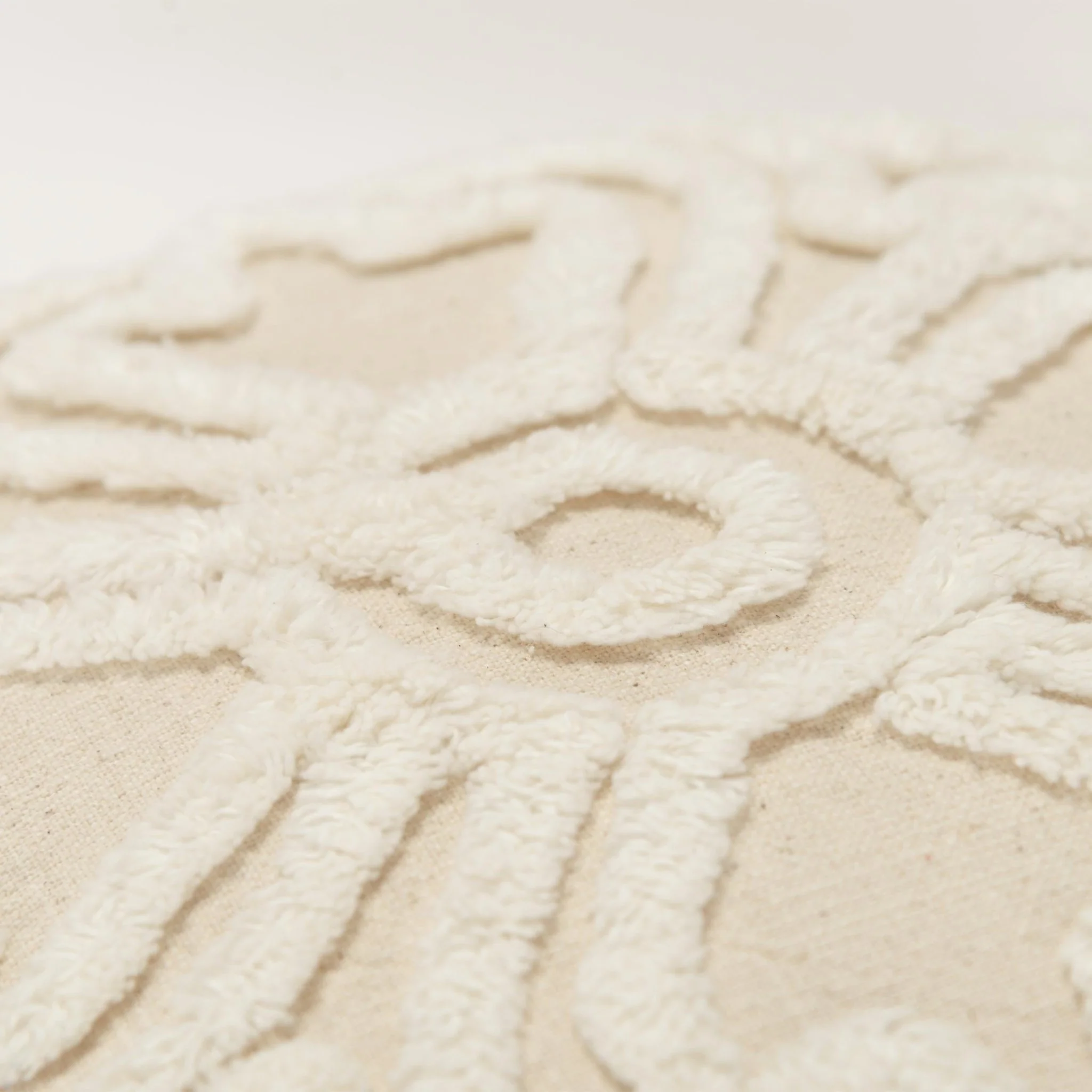 Medallion Relief Square Pillow