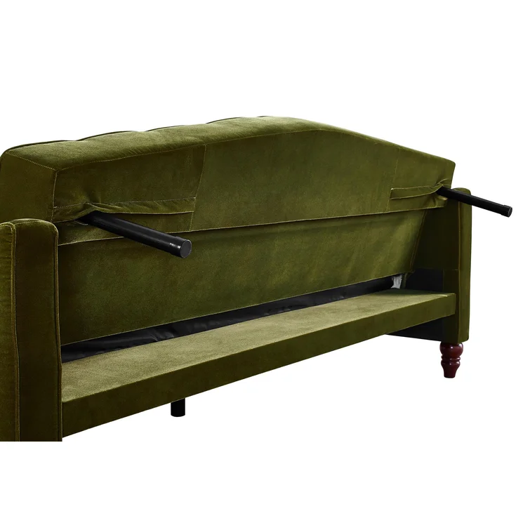 Vintage 81.5'' Velvet Sleeper Sofa