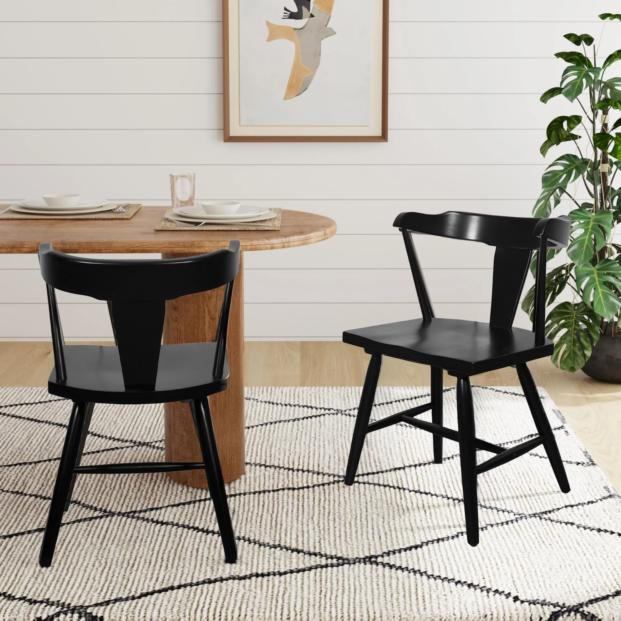 Wishbone Wooden Dining Chair, Set of 2