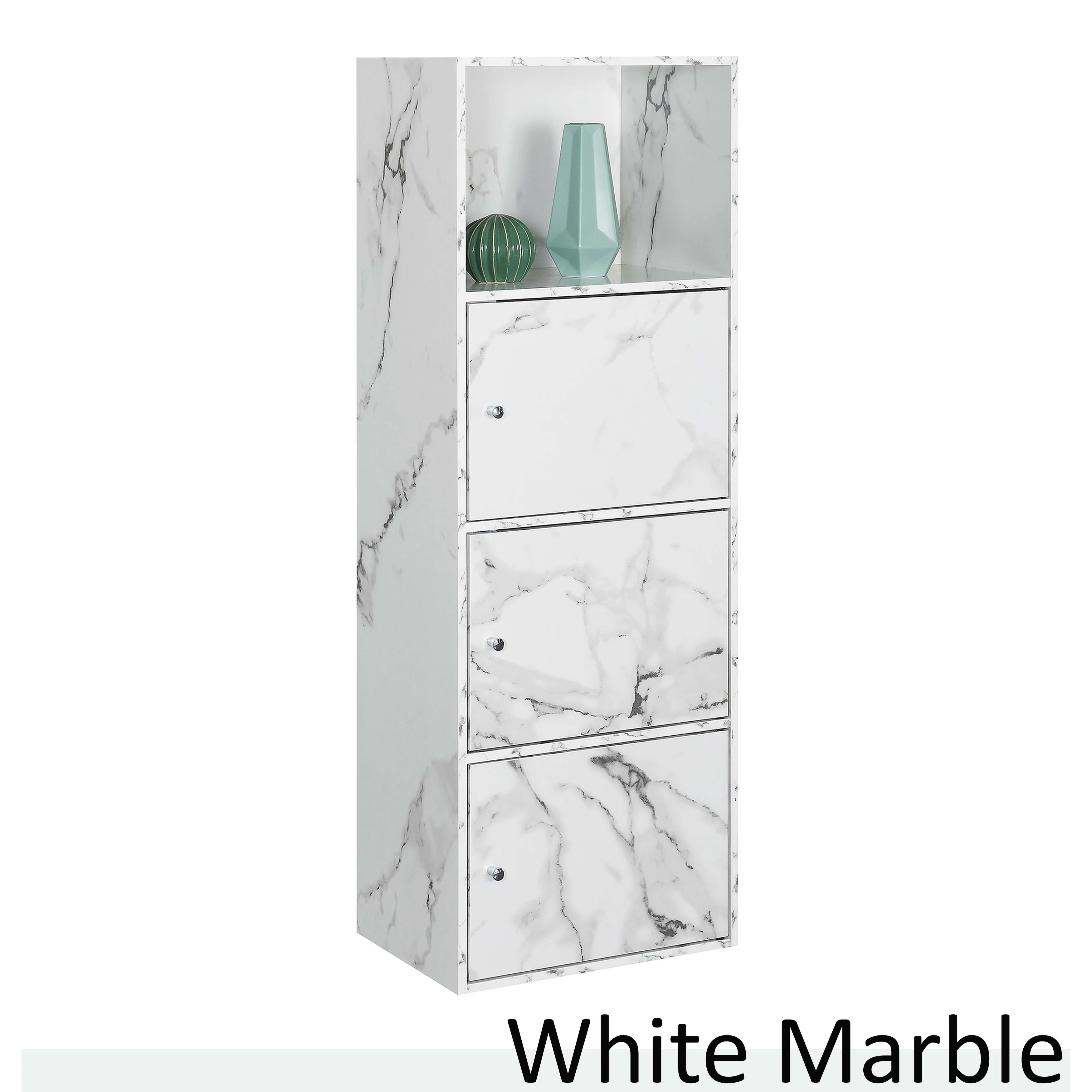 Convenience Concepts Xtra Storage 3 Door Cabinet with Shelf