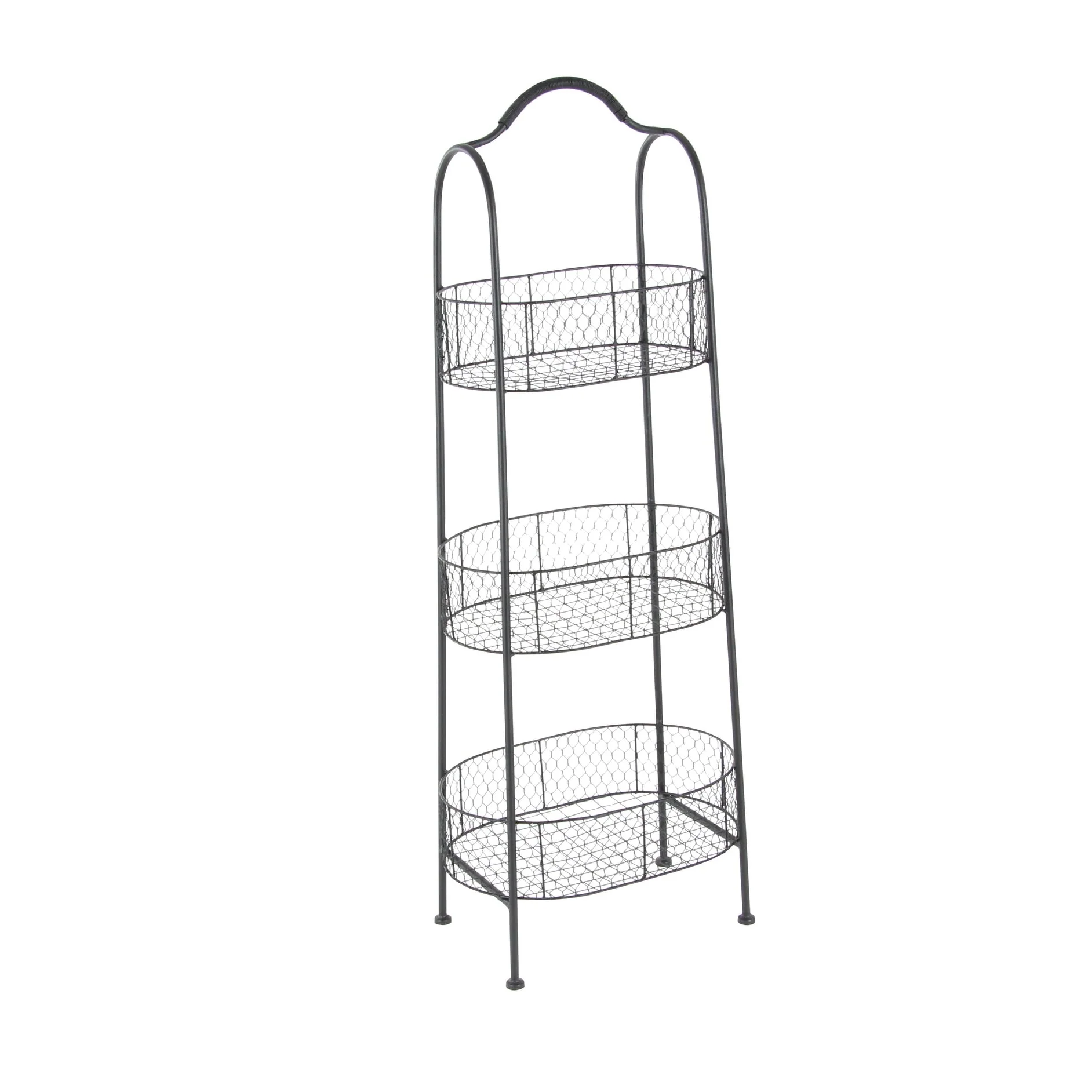 Iron Farmhouse Storage Cart 41 x 15 x 10 - 15 x 10 x 41