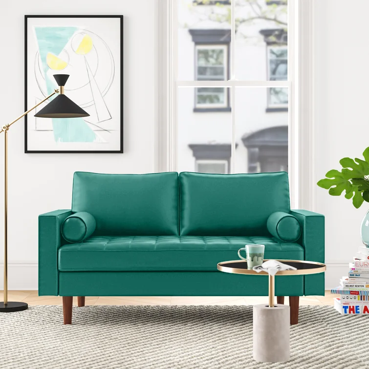 Ashfaq 57.87'' Upholstered Loveseat