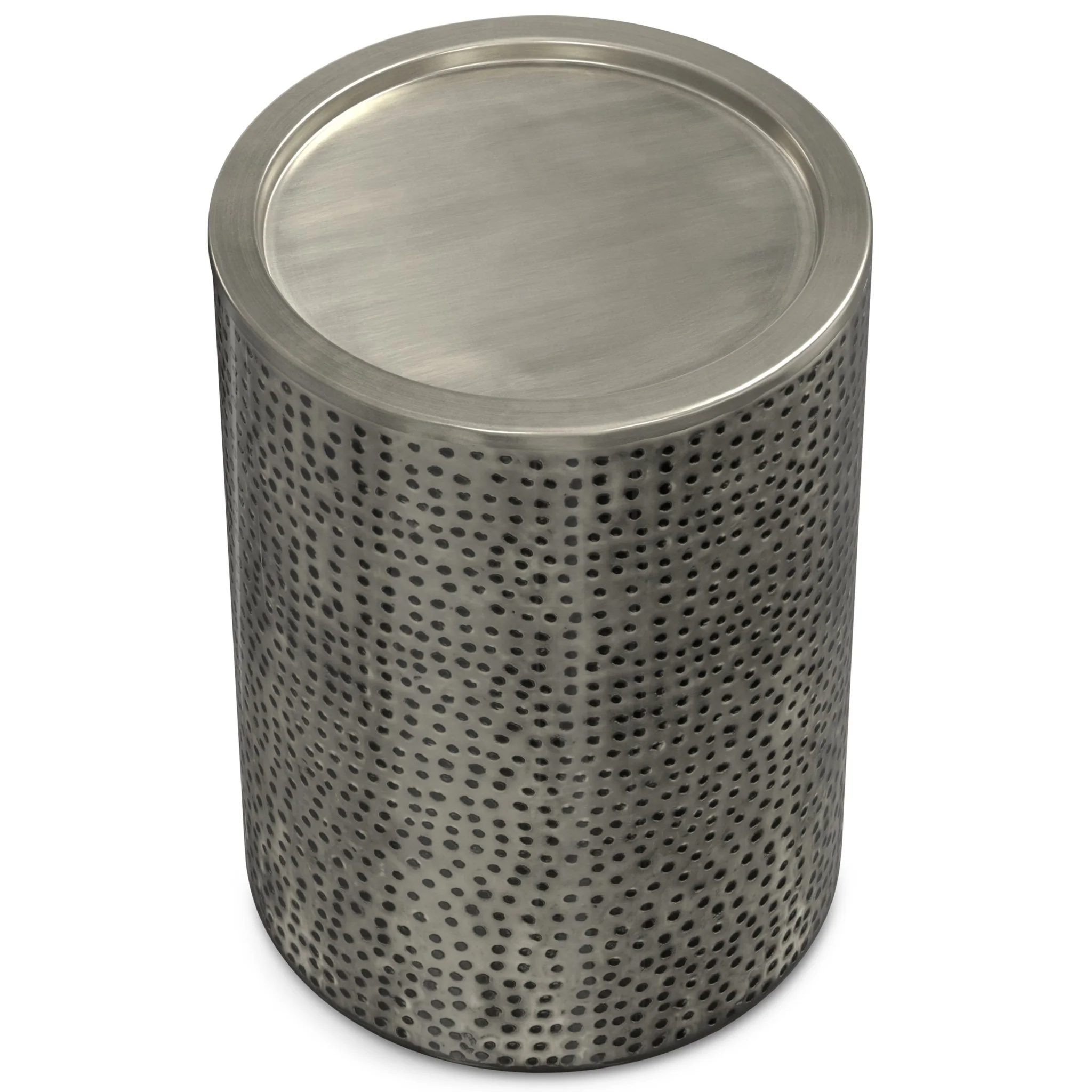 Hyperion Side Table with Round Cylinder Shape