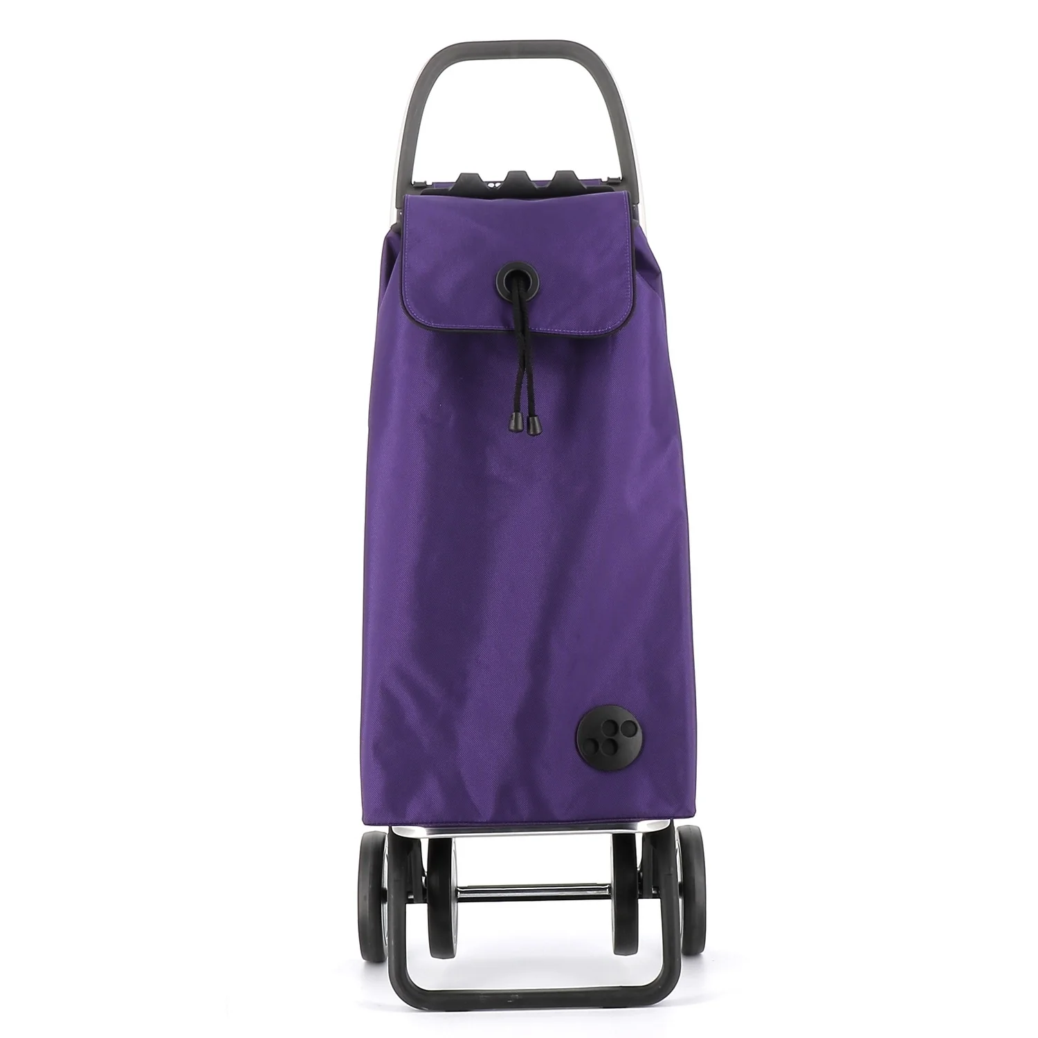 Rolser I-Max MF 4 Wheel Foldable Shopping Trolley - 15.35 in. W x 41.34 in. H x 12.6 in. D