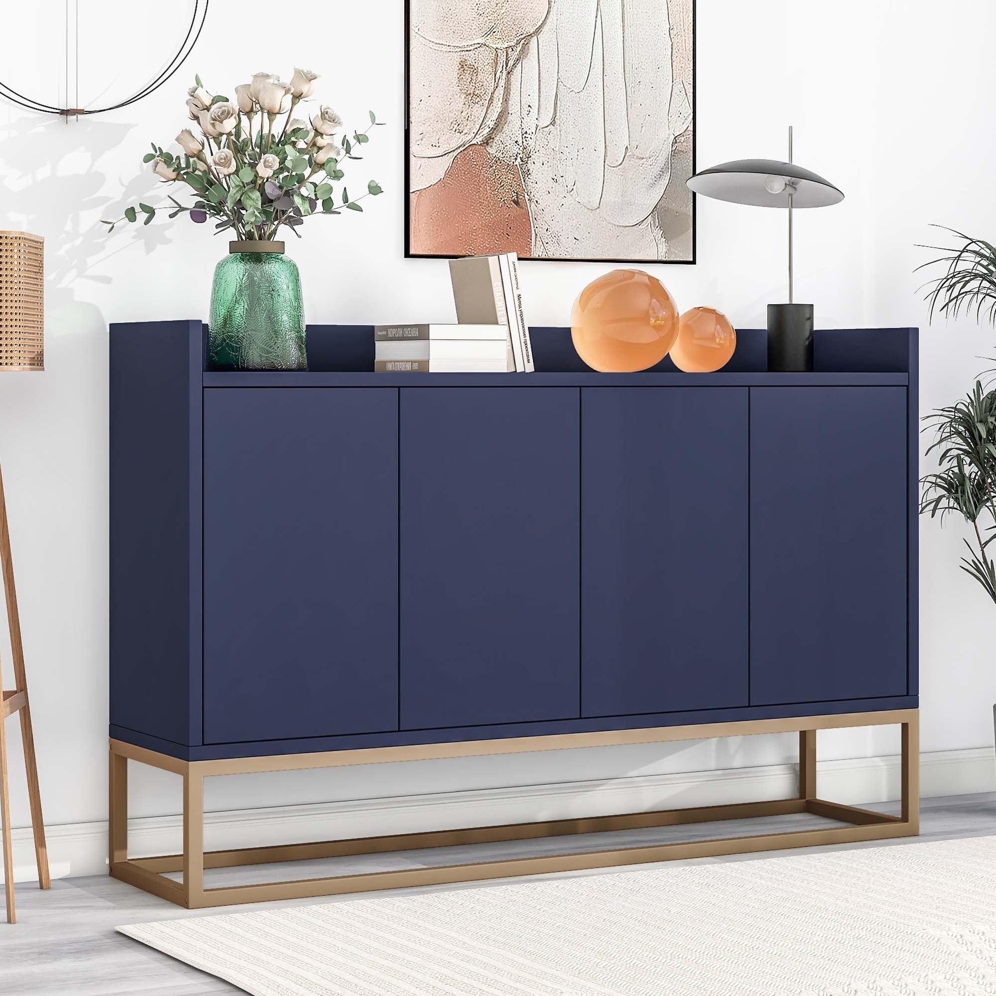 Modern Sideboard Elegant Buffet Cabinet with Large Storage