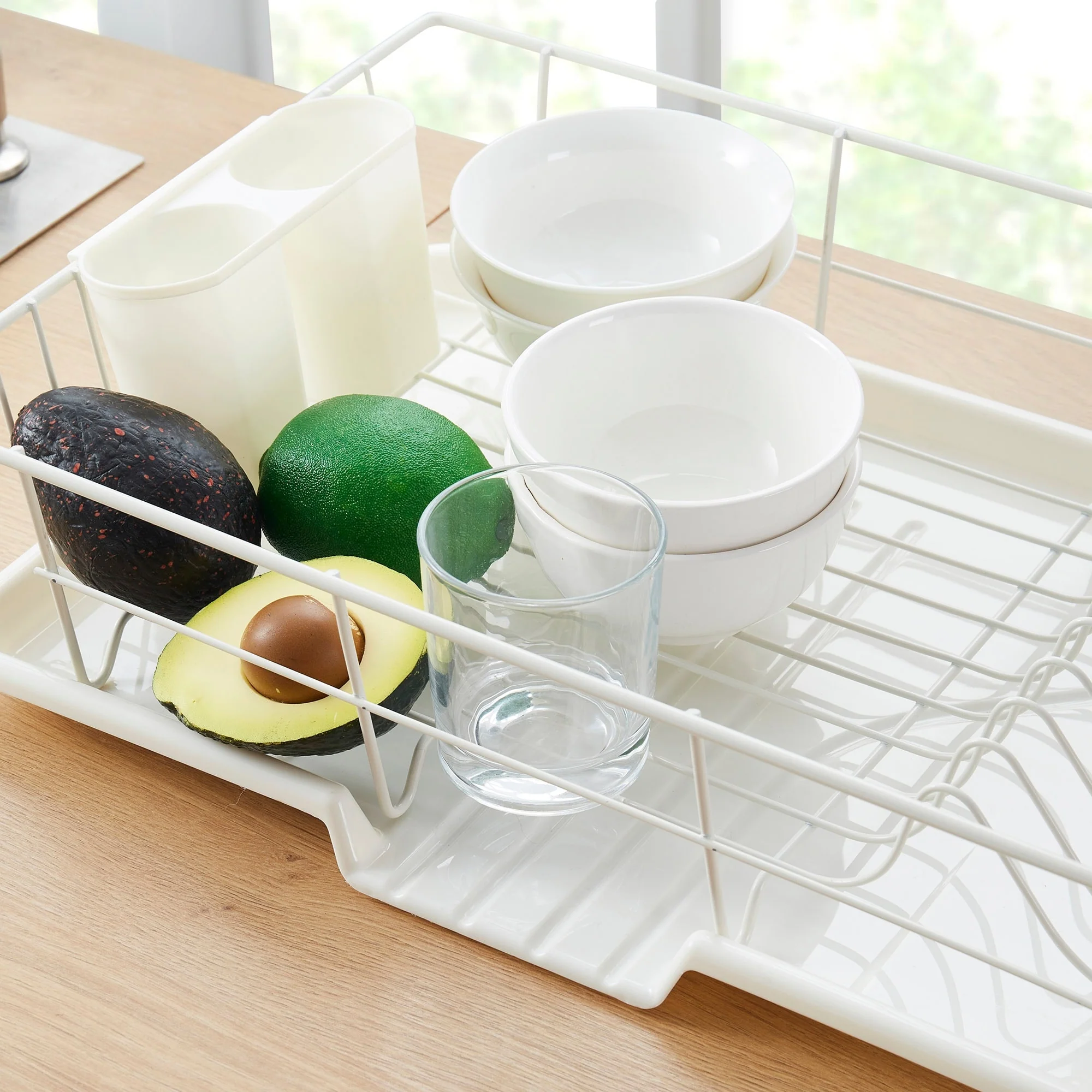 Sweet Home Collection 3-Piece Kitchen Sink Dish Drainer Set