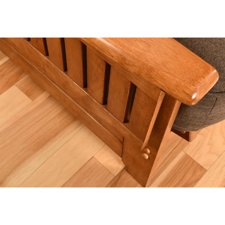 Himanshi Full / Double 81'' Faux Leather Futon And Mattress