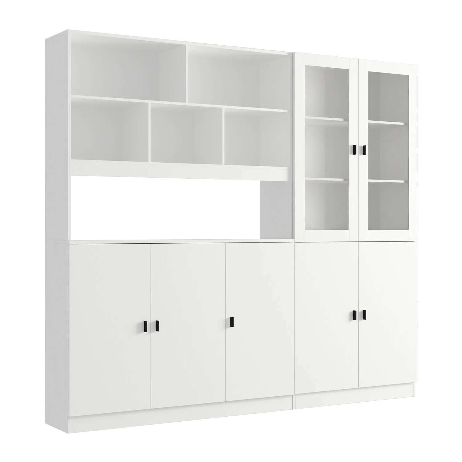 Combined BookShelves Kitchen Cabinet Display Cabinet Pantry Bookcase