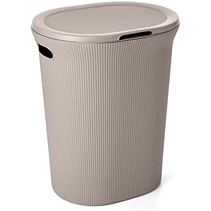 Ribbed Laundry Basket 35 Liter Lilac - 40 Liter