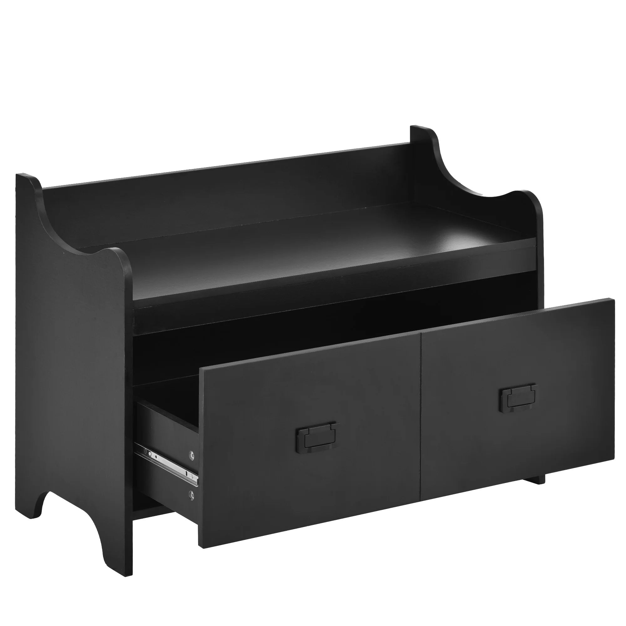 Entryway Bench Hall Tree with Ample Storage Drawer - N/A