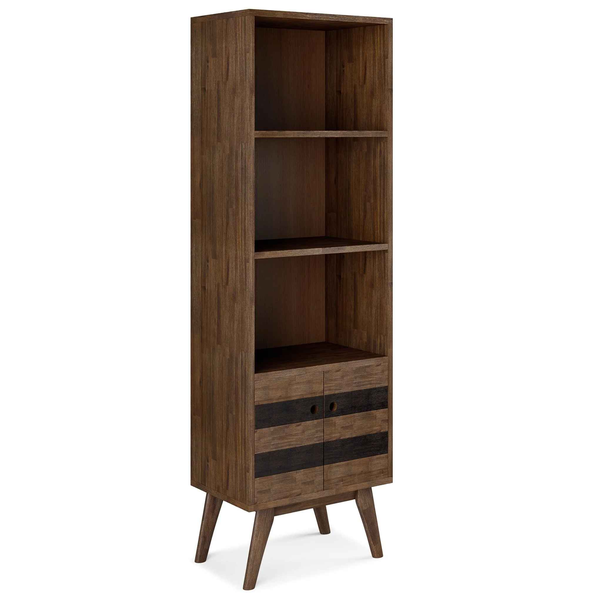 Bookcase with 3 Shelves and 2 Doors