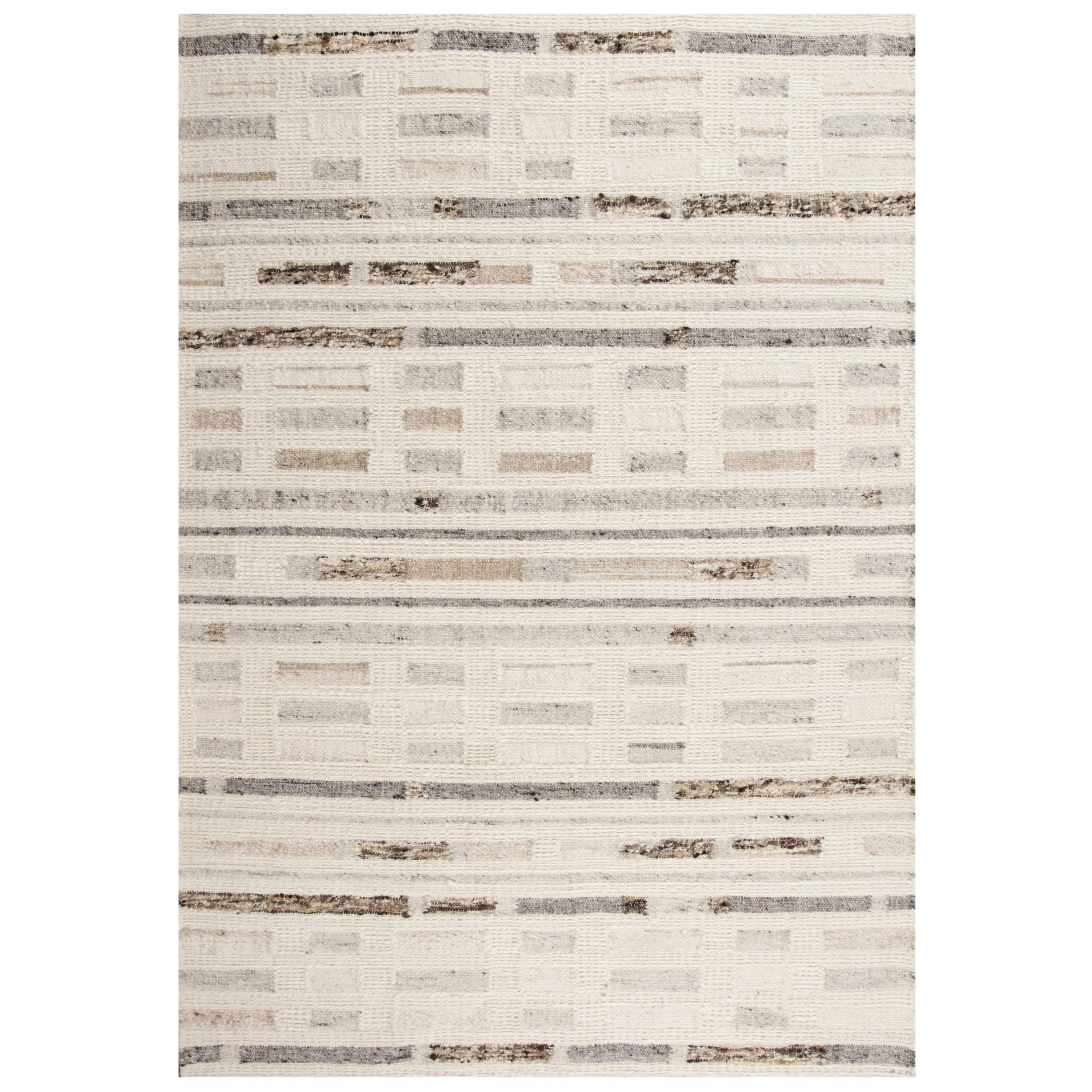 Halston Hand Woven Geometric Area Rug