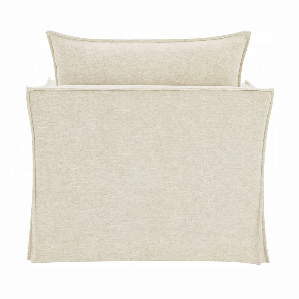 Shane Beige Linen Chair with 2 Pillows