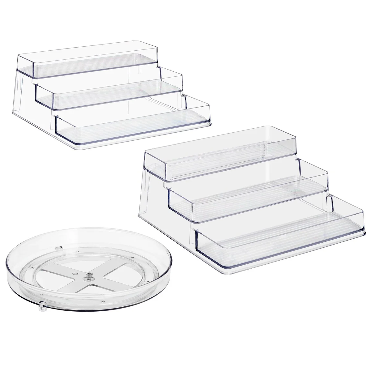 Sorbus Spices Organizer Set with Lazy Susan and 3-Tier Spice Shelf - 10