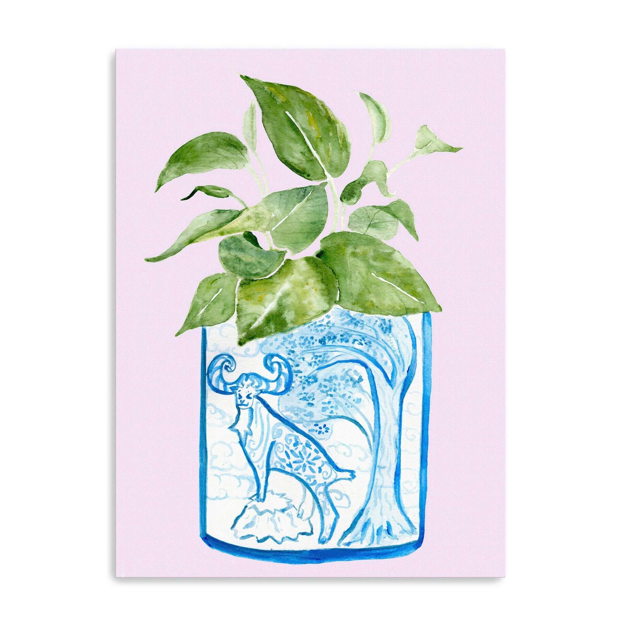 Year of the Goat Canvas Giclee Wall Art