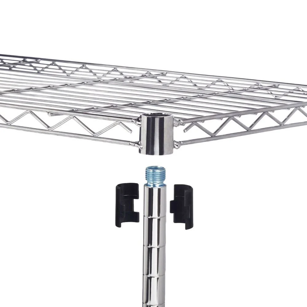 5-Tier Kitchen Metal Organizer Wire Storage Shelving Rack