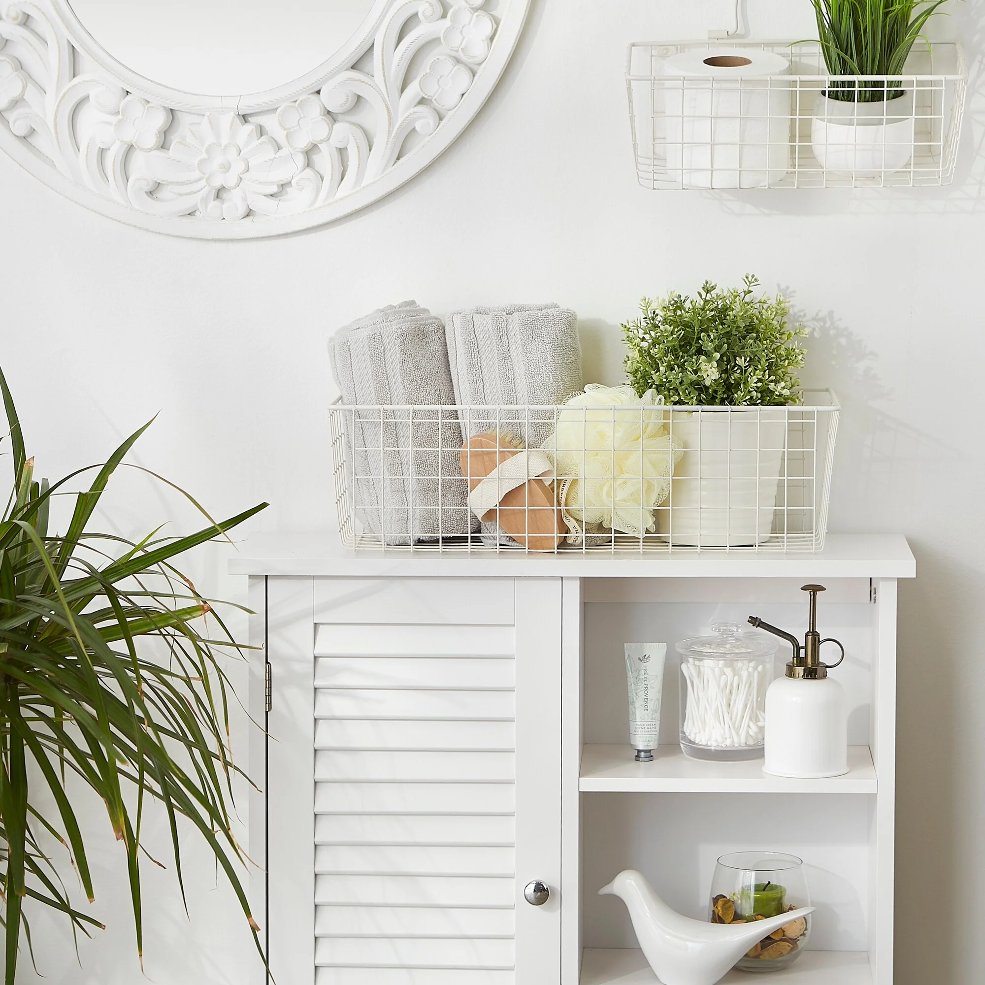 DII Wire Wall Basket(Set of 2) Grey