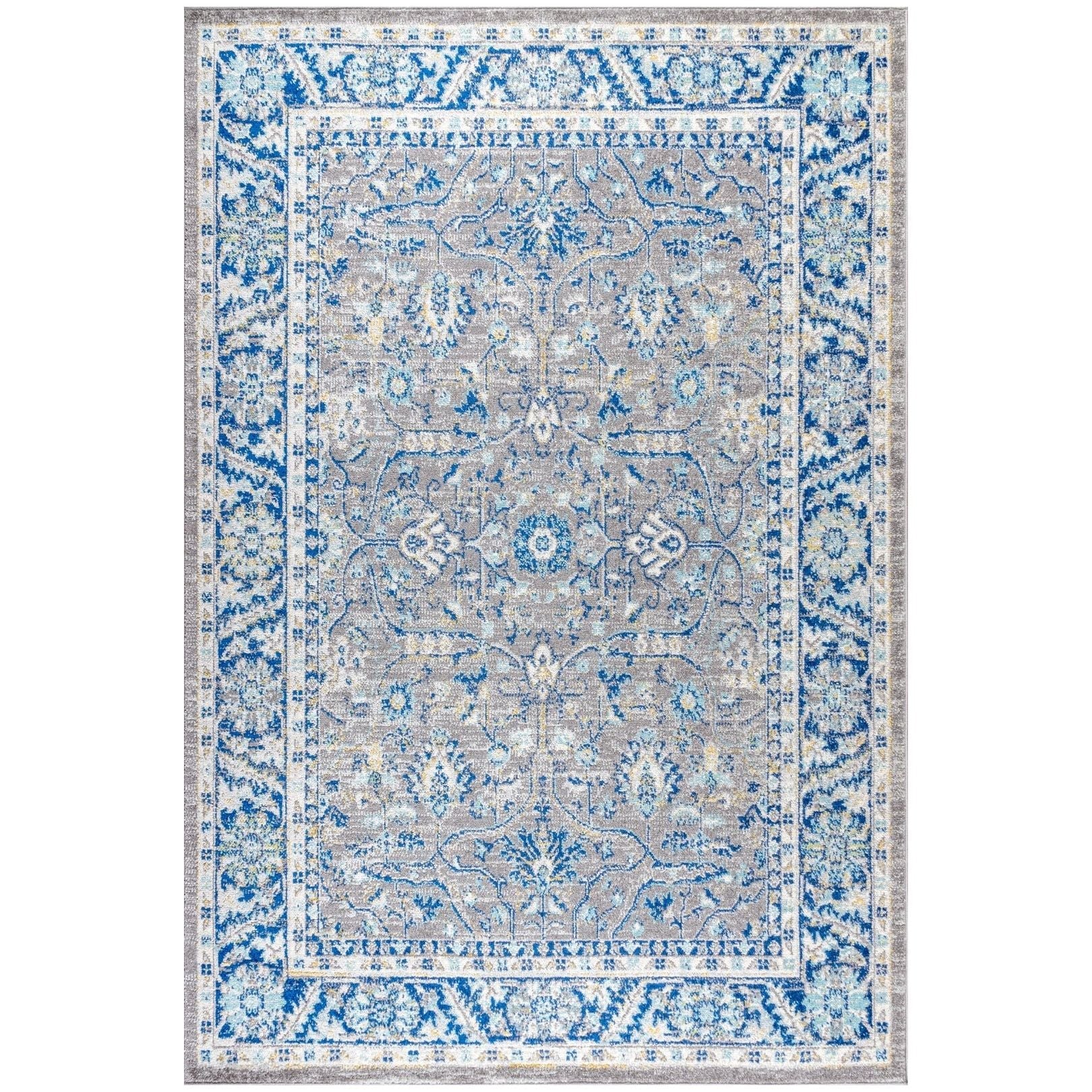 Modern Persian Boho Floral Area Rug