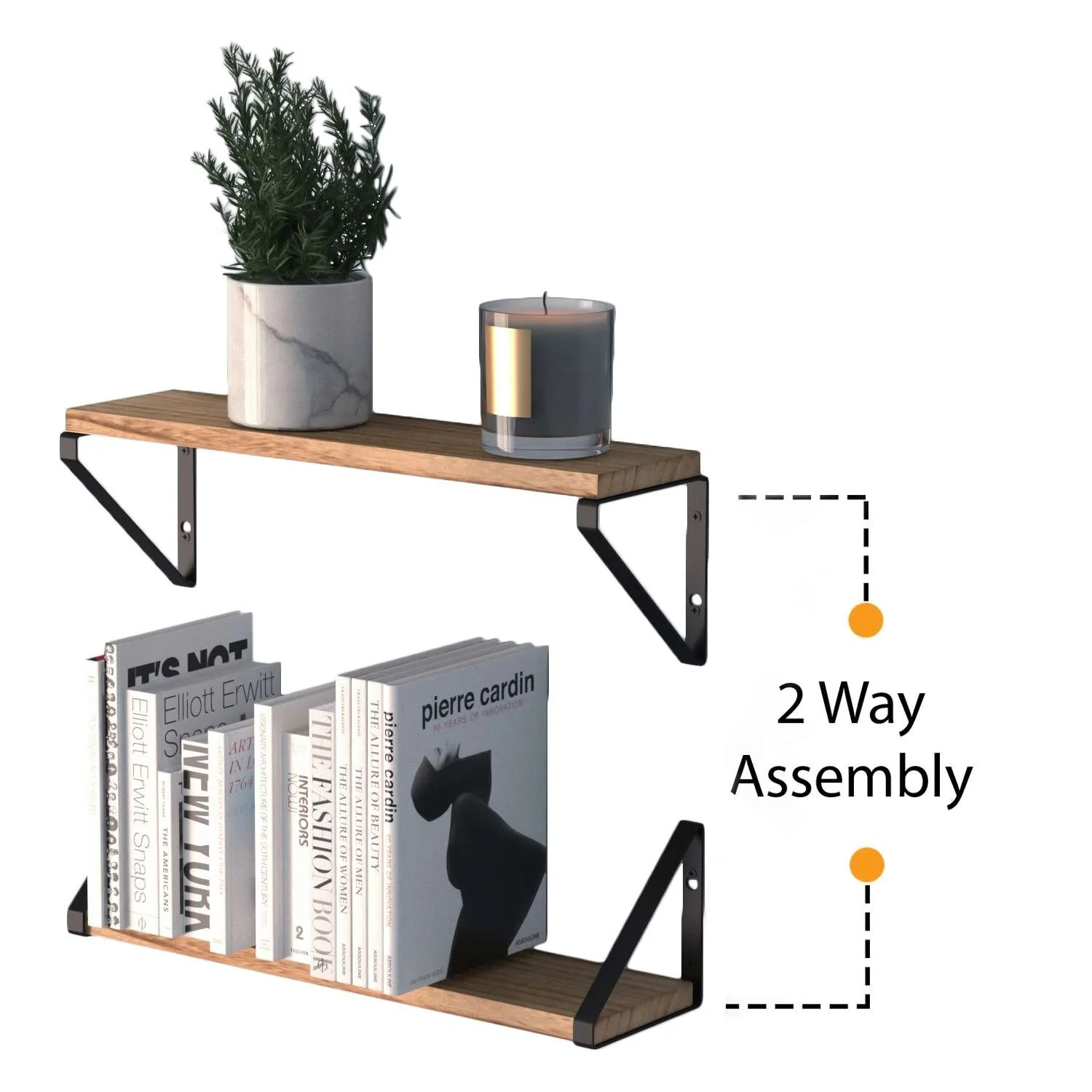 Wallniture Ponza 17inch Long, 4.5
