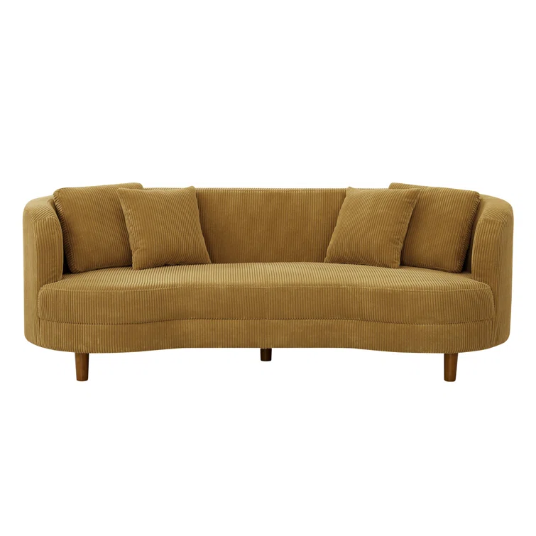Lutanda 90'' Corduroy Sofa