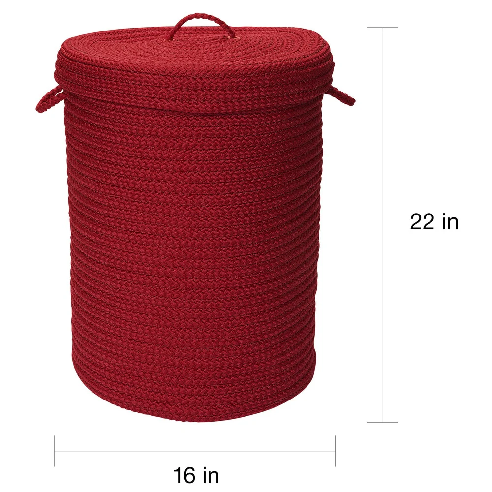 Savvy Textured Portable Lidded Storage Hamper