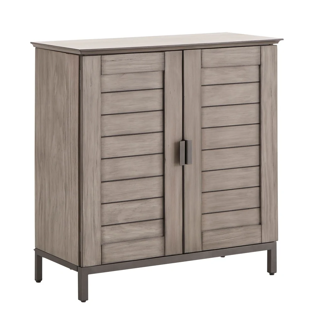Duke Grey Finish Shoe Storage Cabinet by iNSPIRE Q Classic