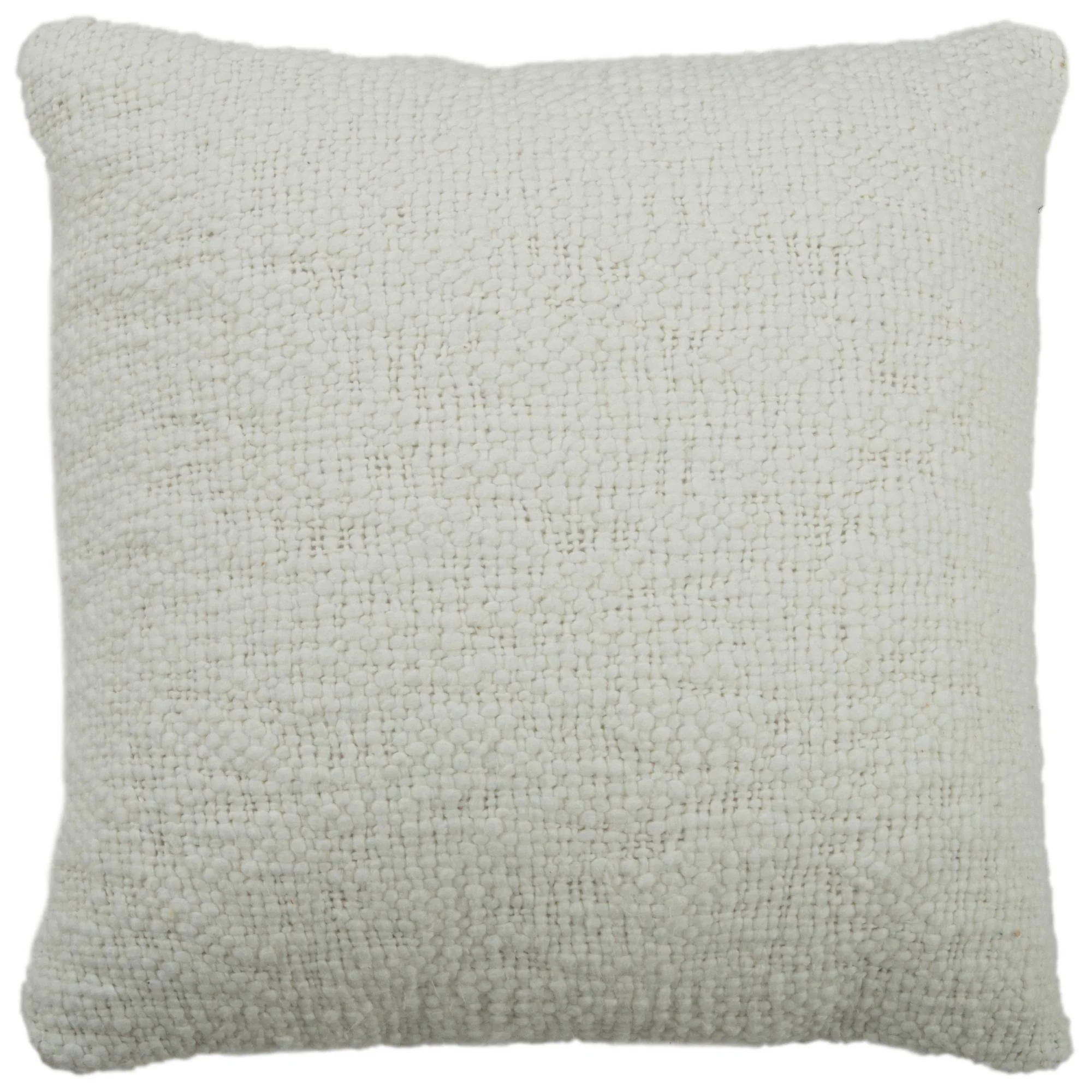 Woven 100% Cotton Solid Decorative Throw Pillow
