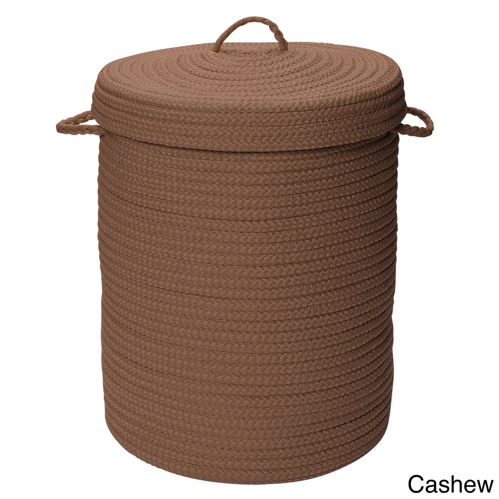 Savvy Textured Portable Lidded Storage Hamper