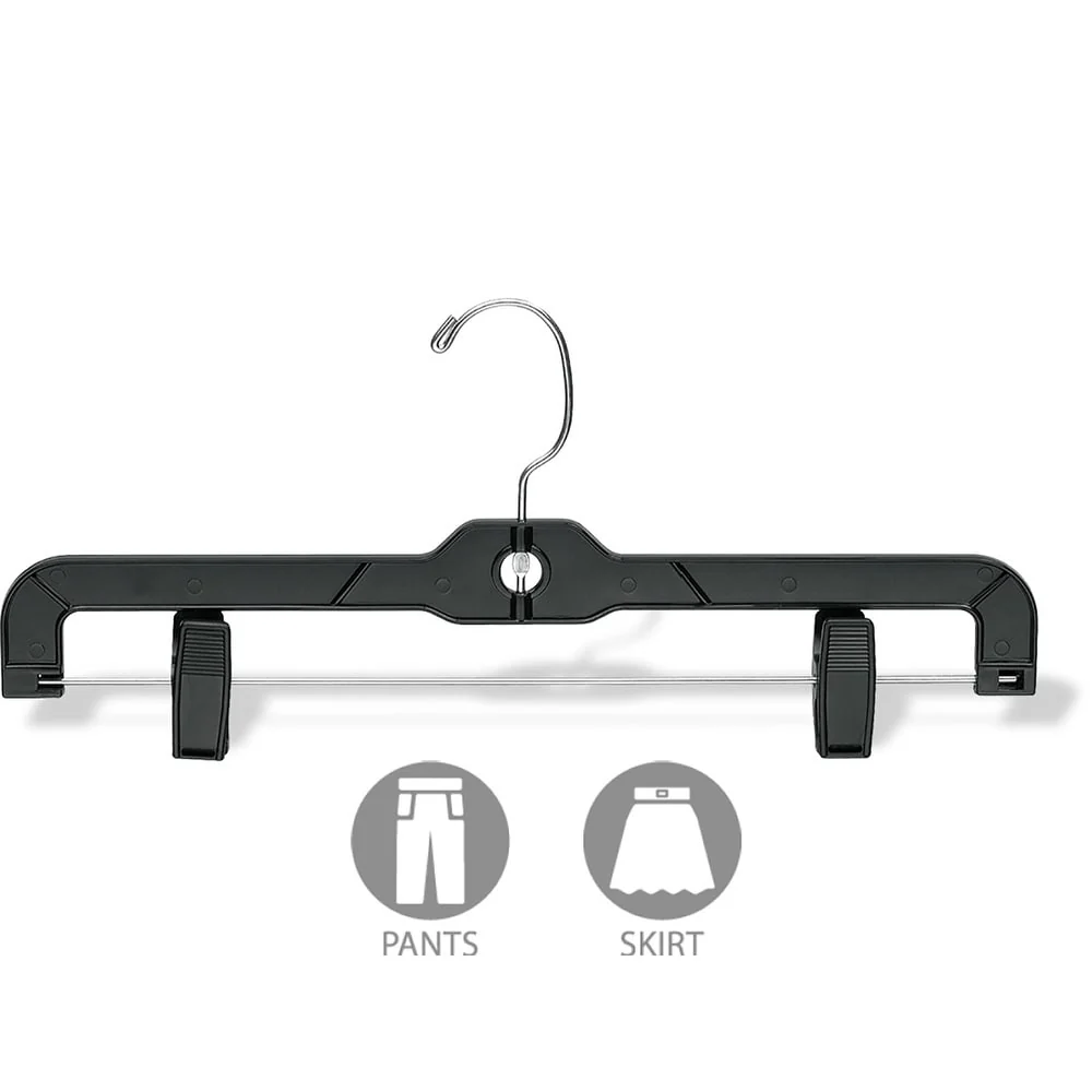 Classic Plastic Bottom Hanger with Adjustable Clips
