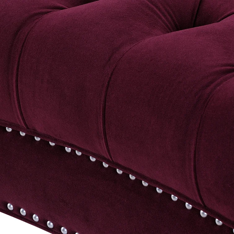 Joannes 68.5'' Velvet Loveseat