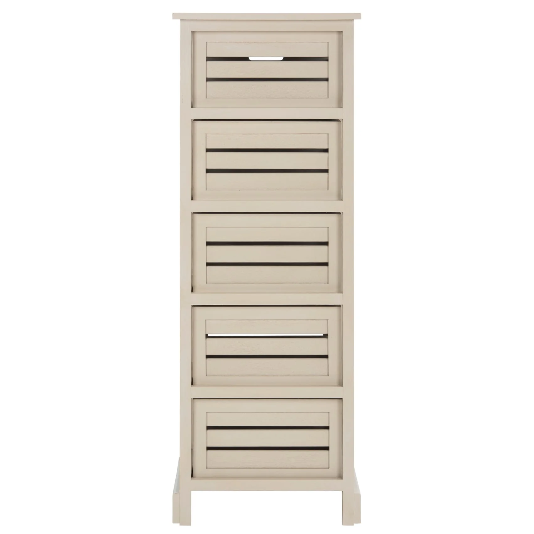 SAFAVIEH Cinda Black Storage 5-Drawer Cabinet - 16.5