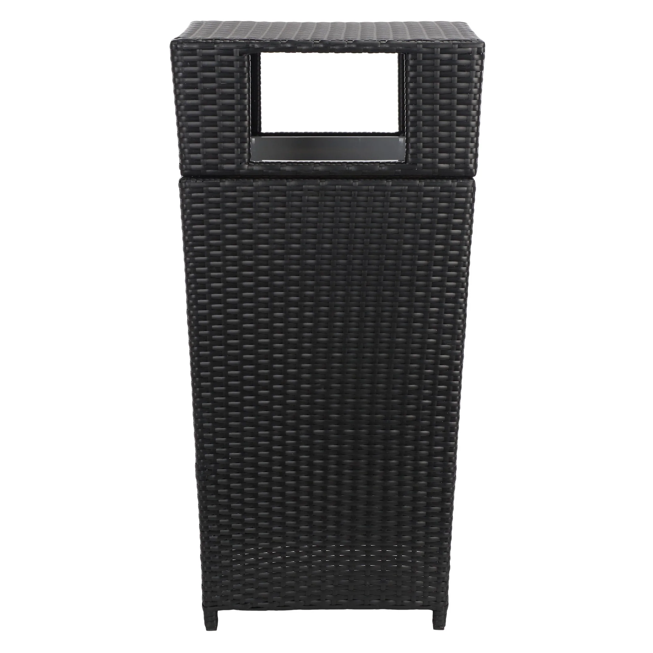 SAFAVIEH Outdoor Jennie Trash Bin (Fully Assembled)