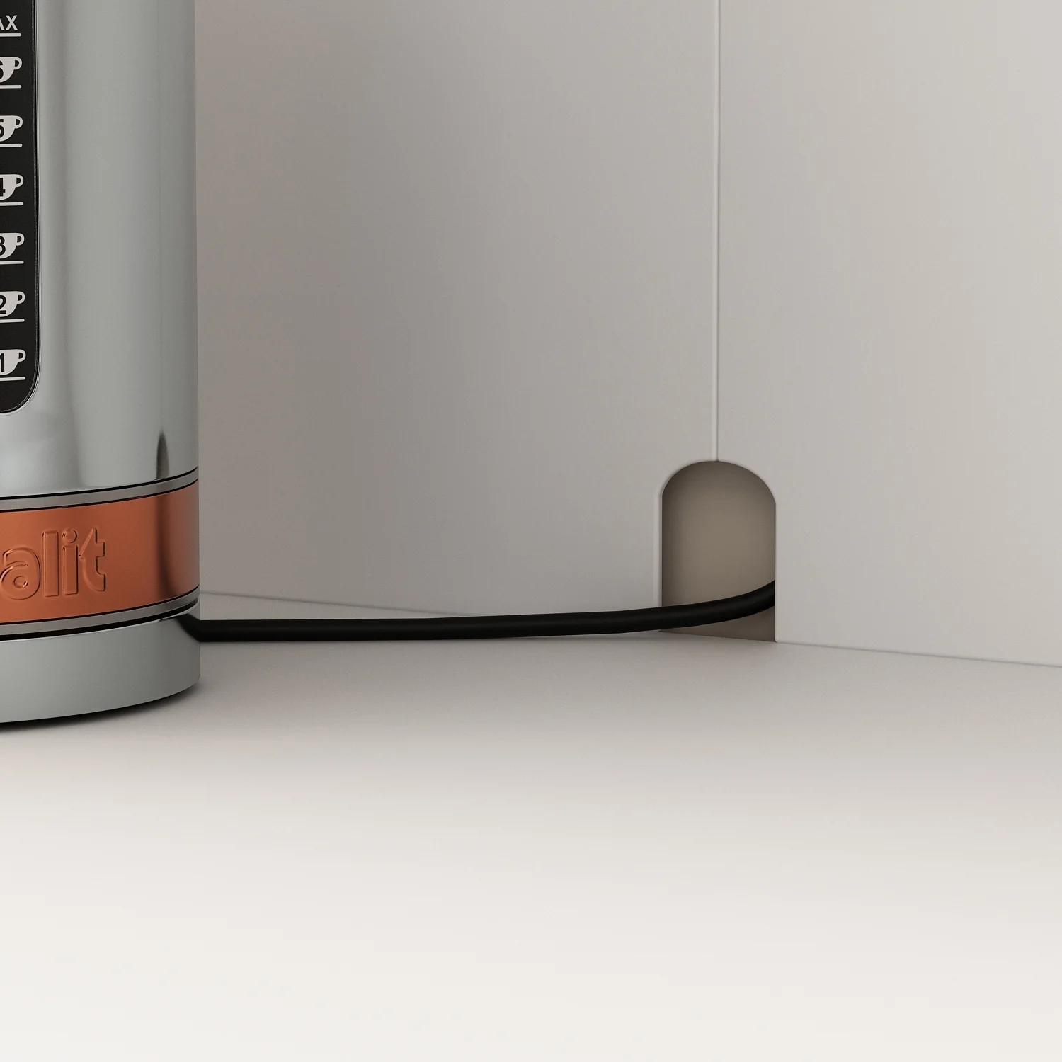 Long Standing Kitchen Cabinet with Large Open Space for Microwave - 30