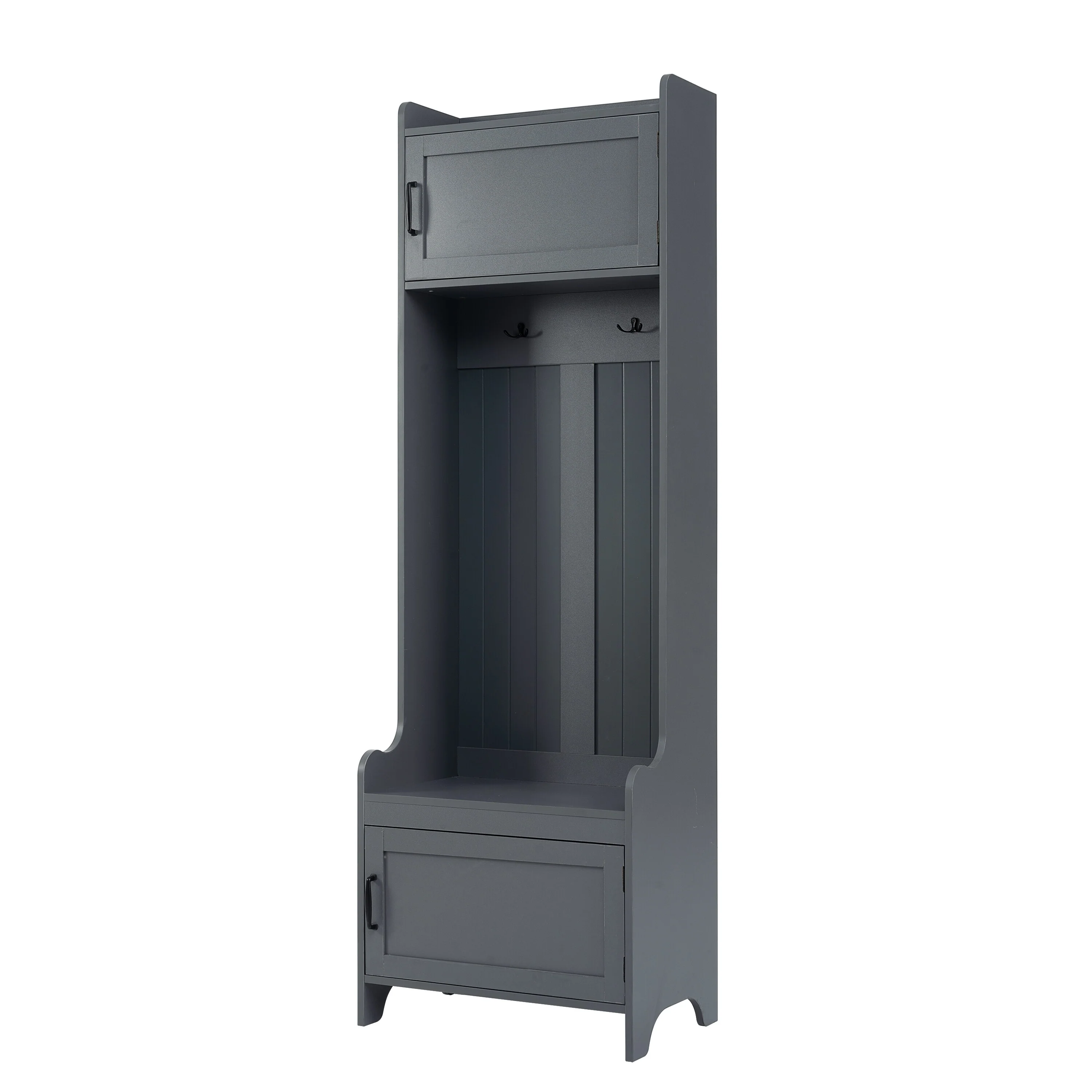 Entryway Bench Hall Tree with Ample Storage Drawer - N/A