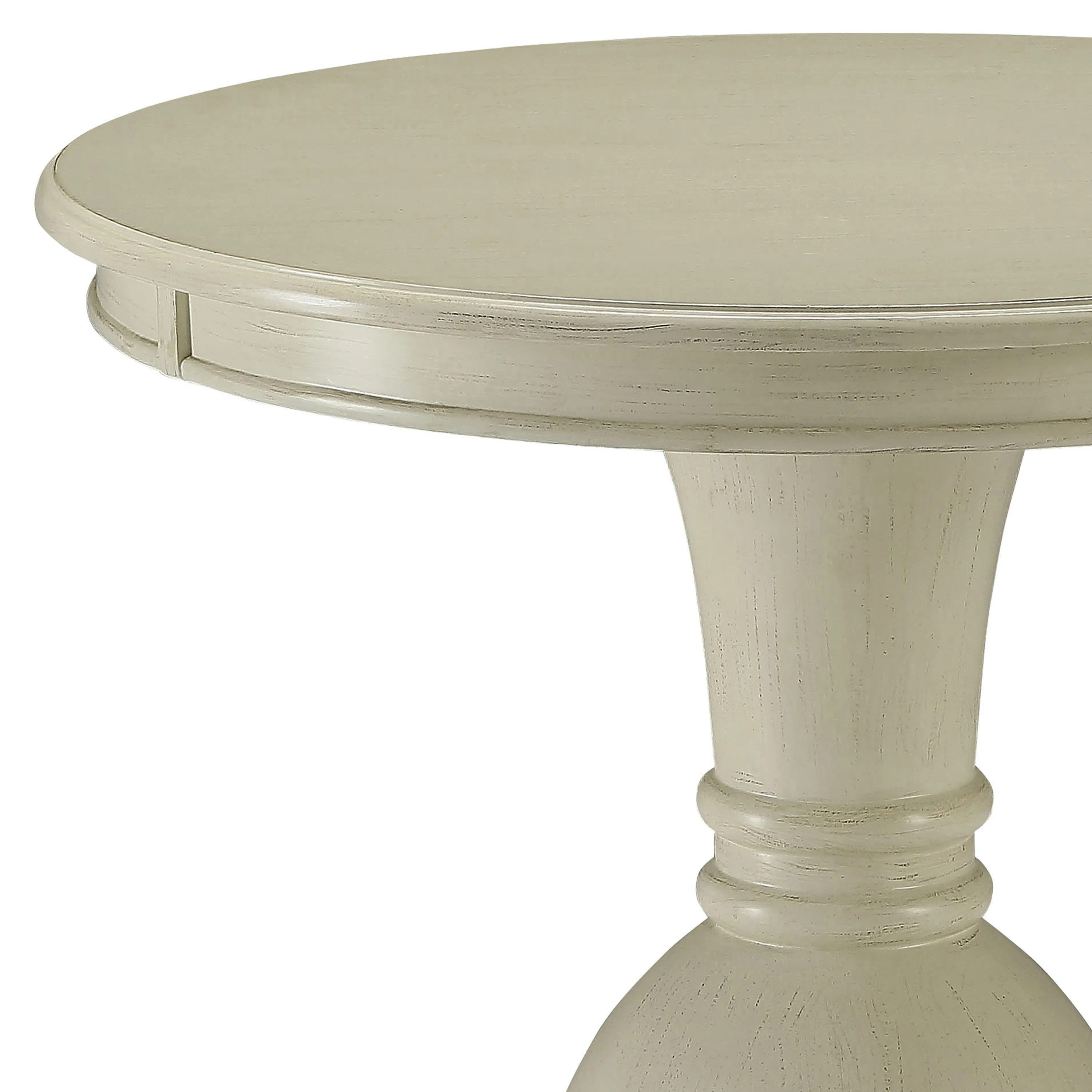 Antique White Accent Table