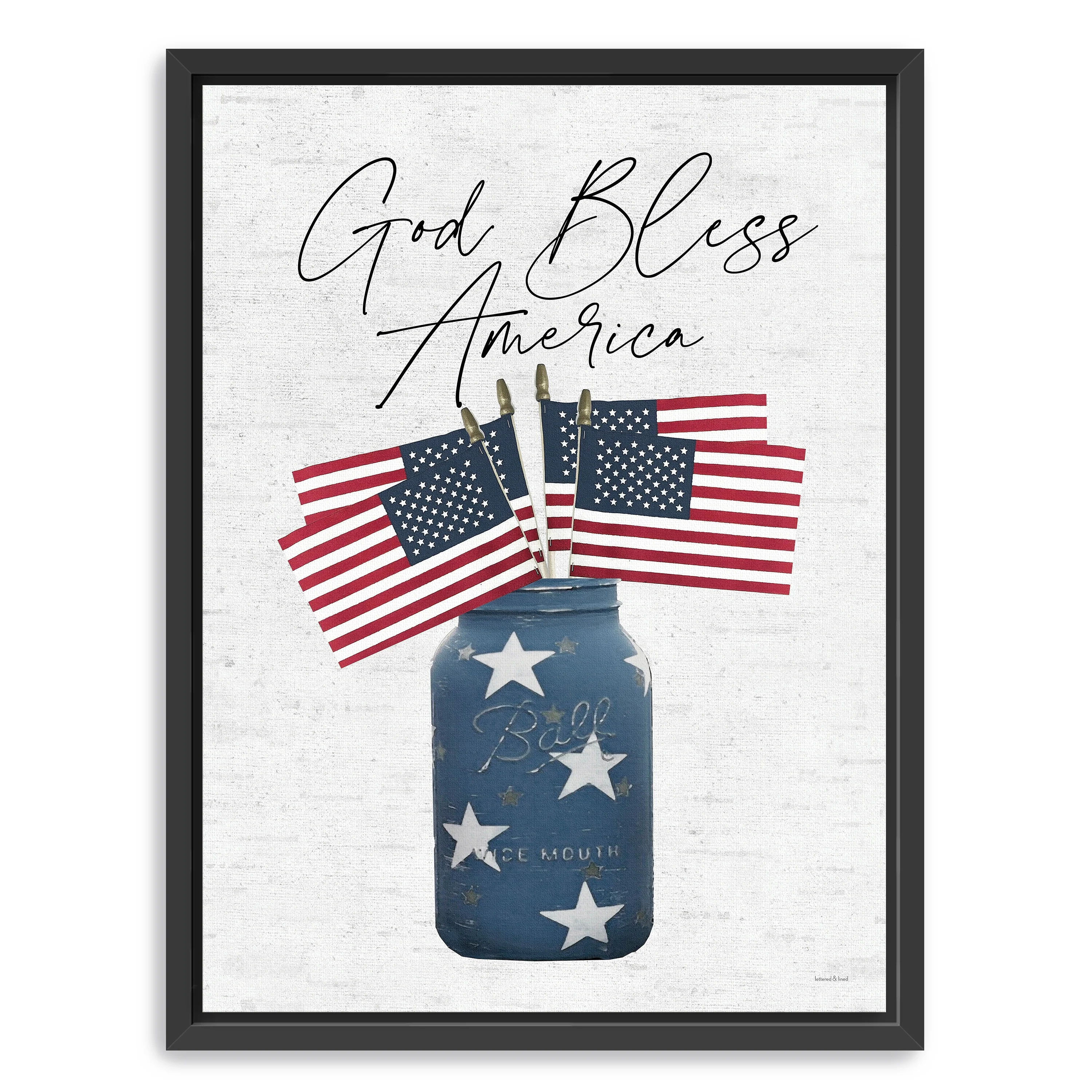 Stars & Stripes Forever Canvas Giclee