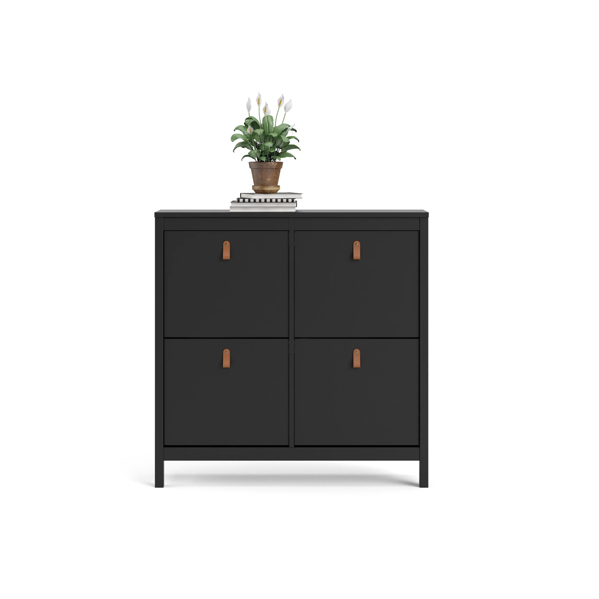 Porch & Den Madrid 4-Drawer Shoe Cabinet