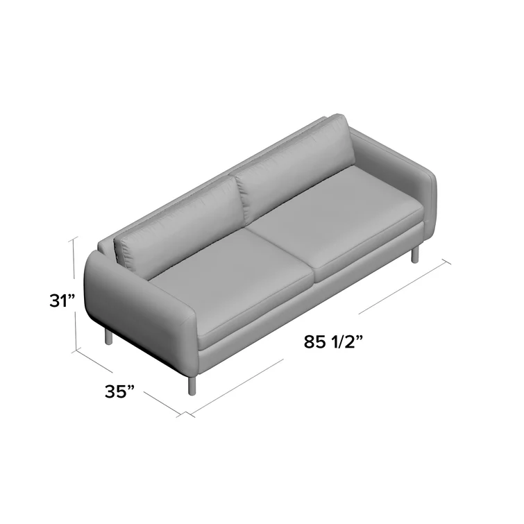 Leno 86'' Upholstered Sofa