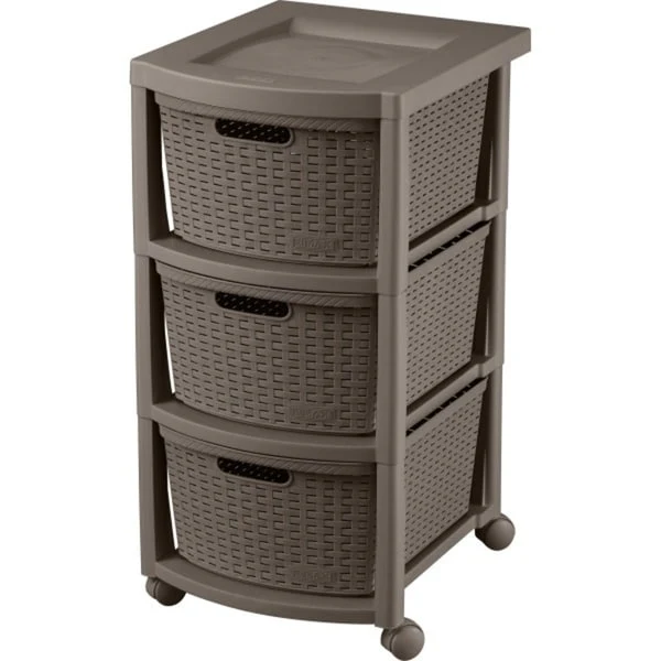 Rimax Three Drawer Rolling Cart