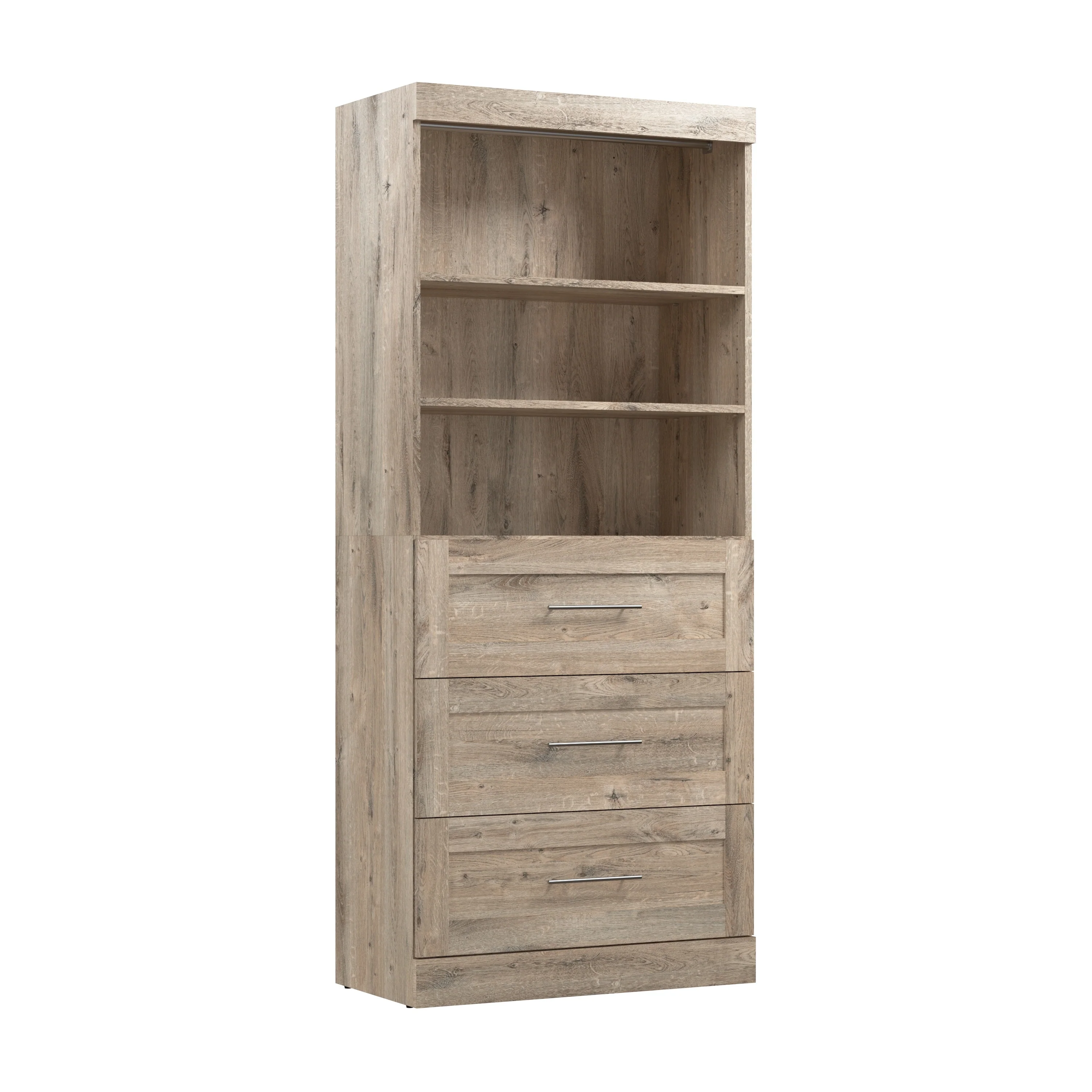 Pur 25W Closet Organizer with Drawers by Bestar