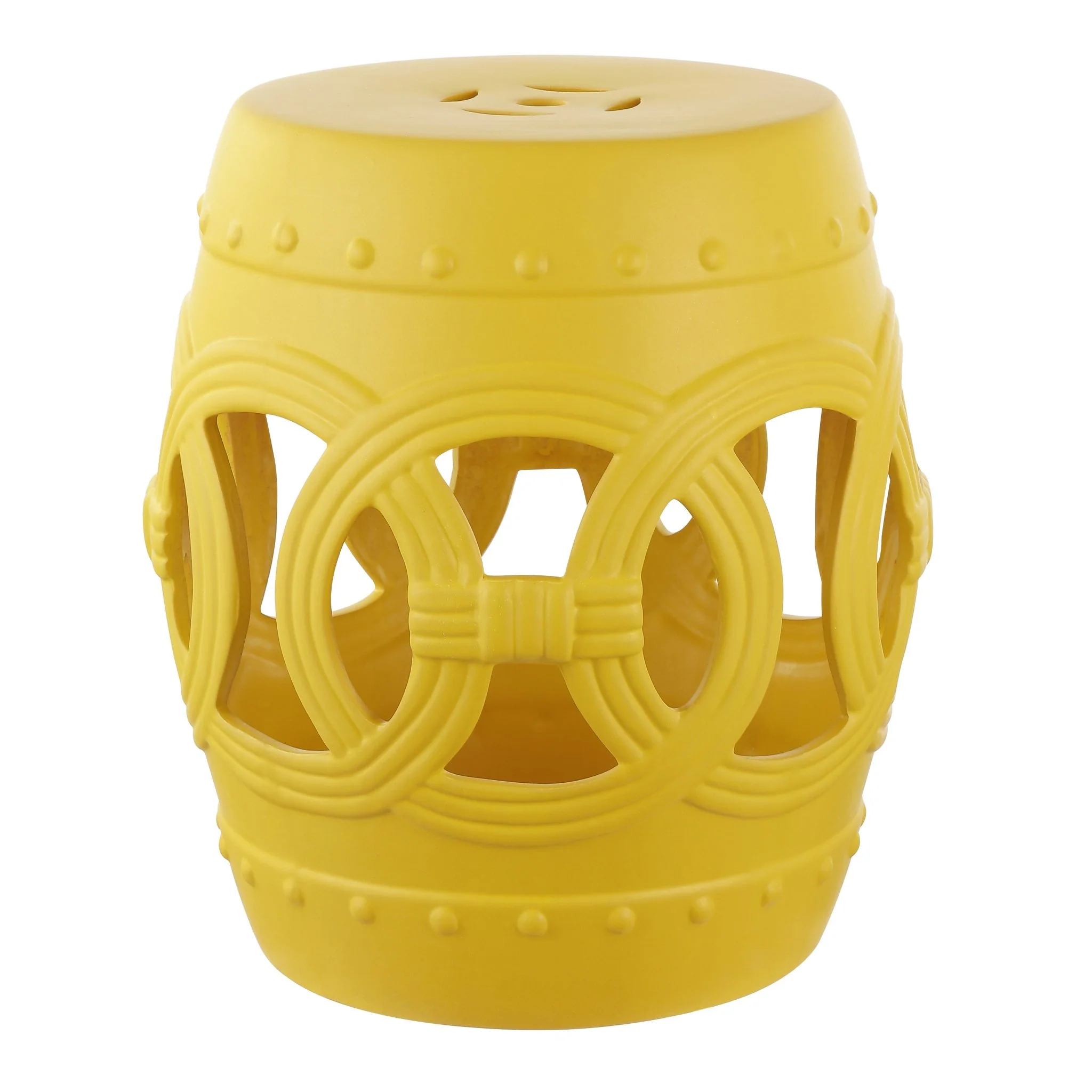 Lucky Chinese Ceramic Drum Garden Stool