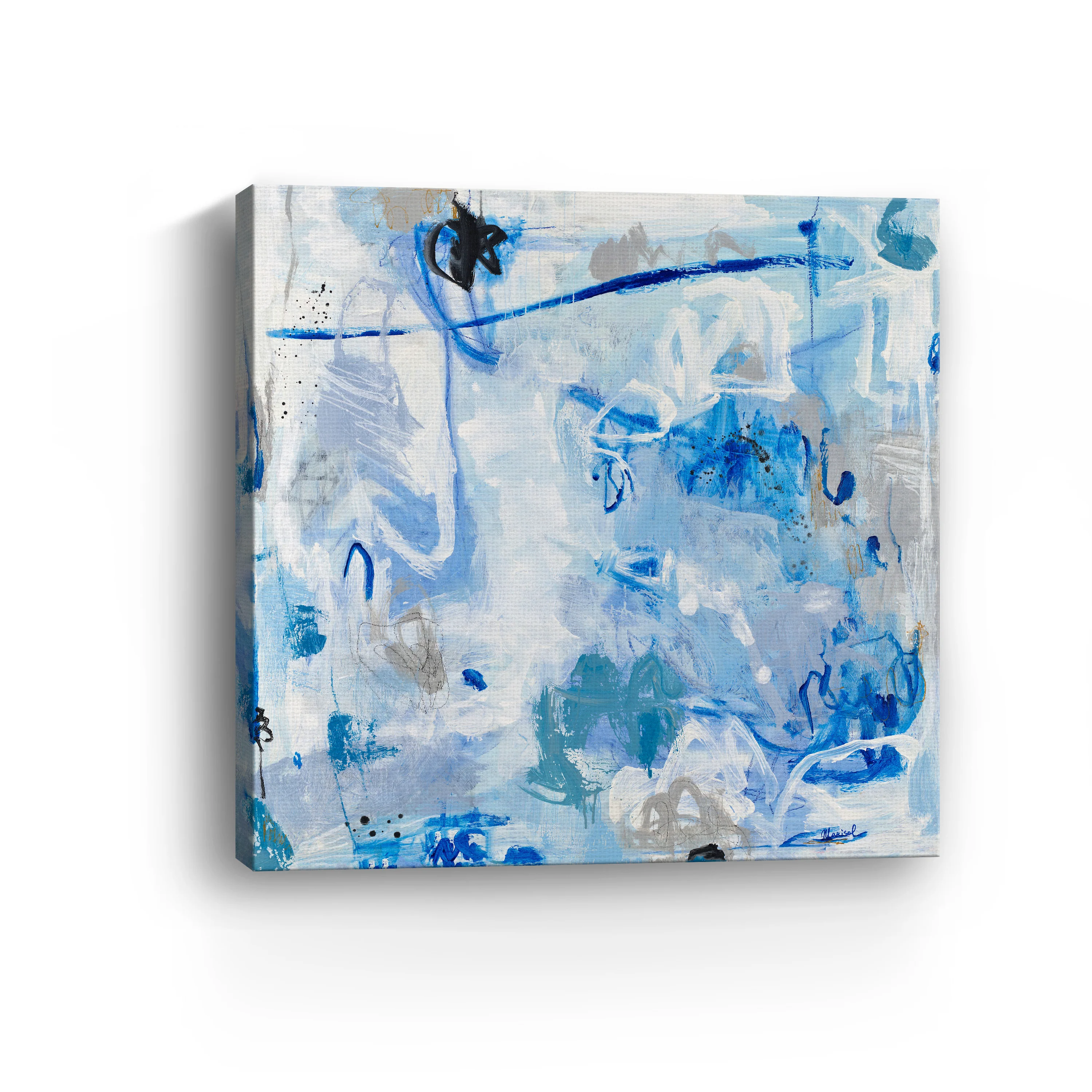 Blue Seduction Canvas Giclee