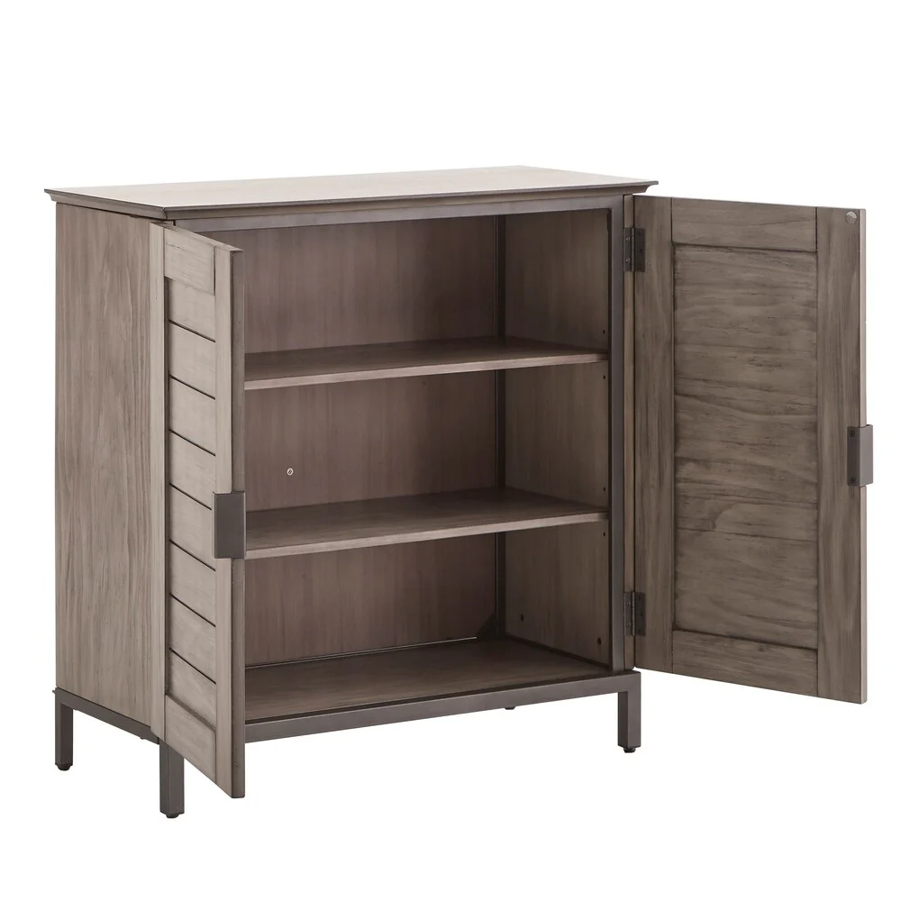 Duke Grey Finish Shoe Storage Cabinet by iNSPIRE Q Classic