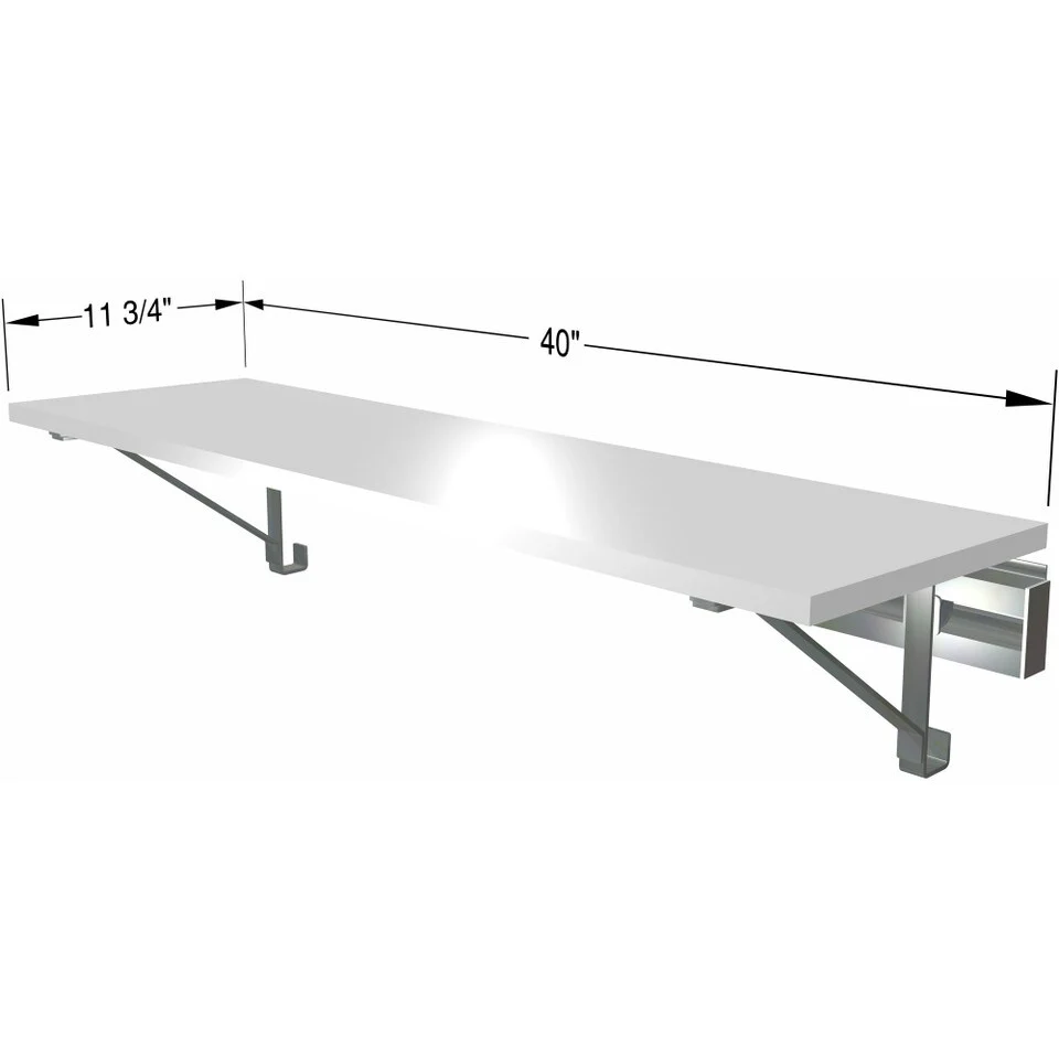arrange a SPACE RCSS12 Single Wall Mounted Shelf (SHELF ONLY - no hang)