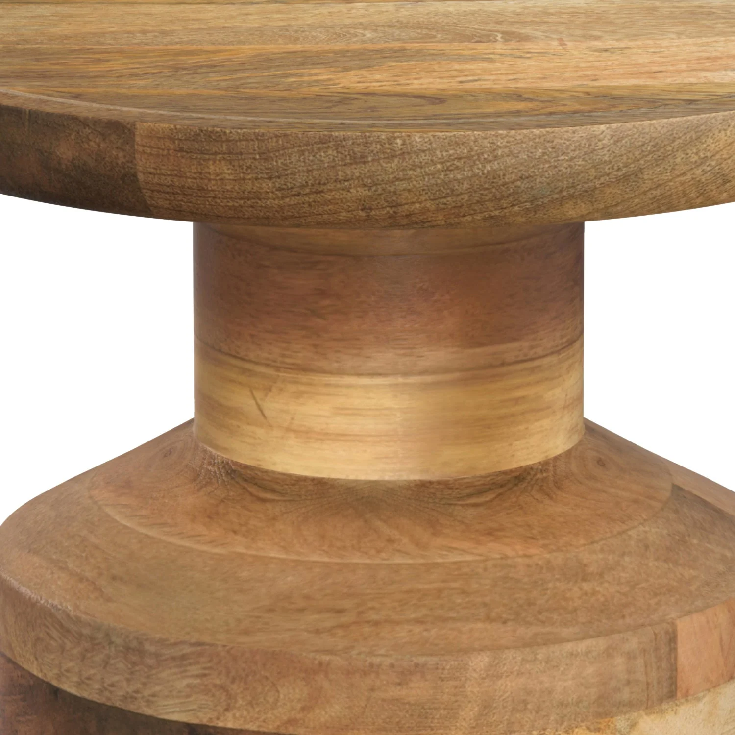 Focus Wooden Accent Table with Round Top